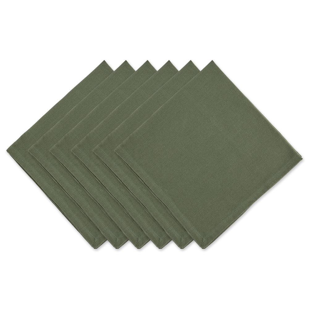 Artichoke Green Solid Napkin (Set of 6)