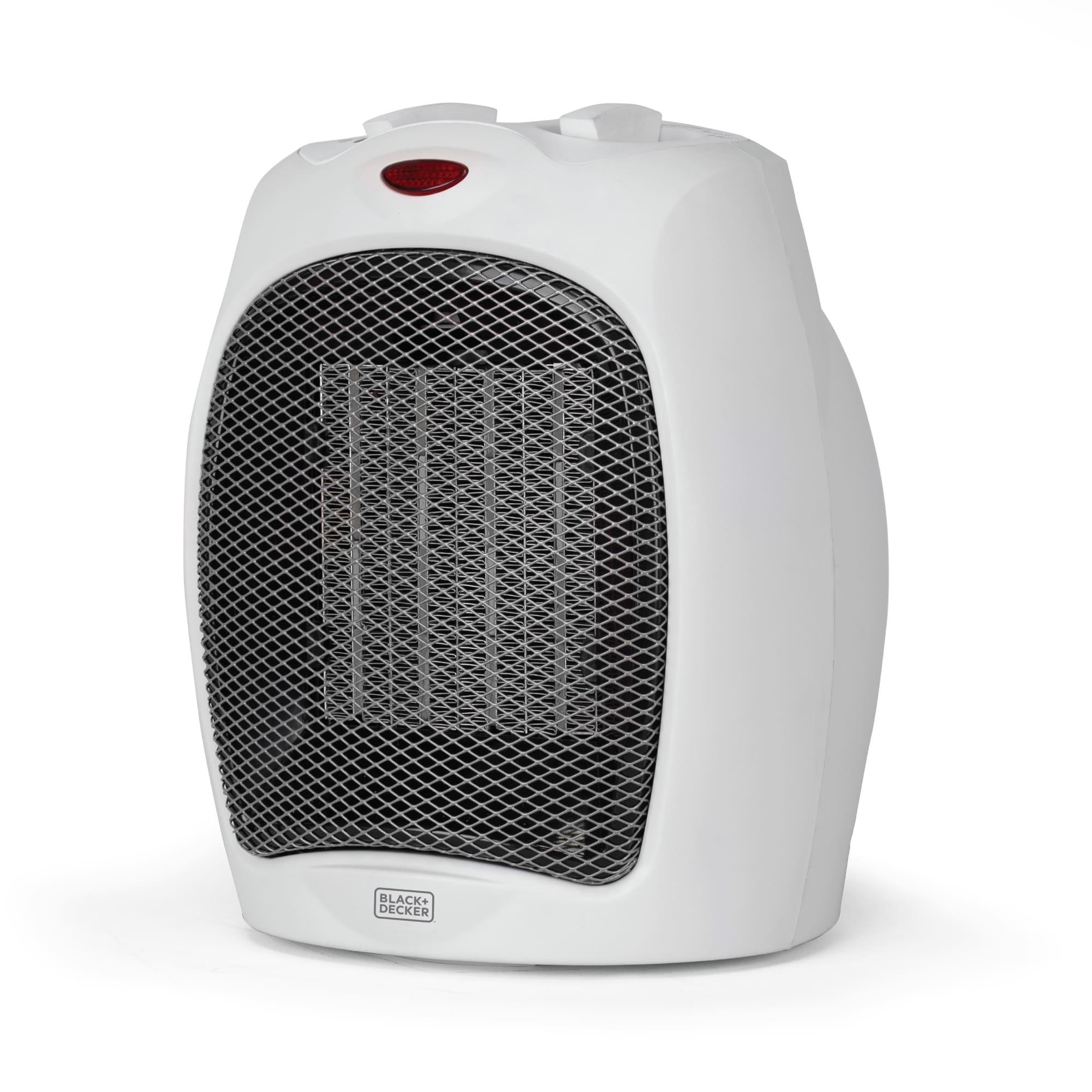 BLACK+DECKER Personal 1500 Watt Electric Fan Compact Heater with Manual Control