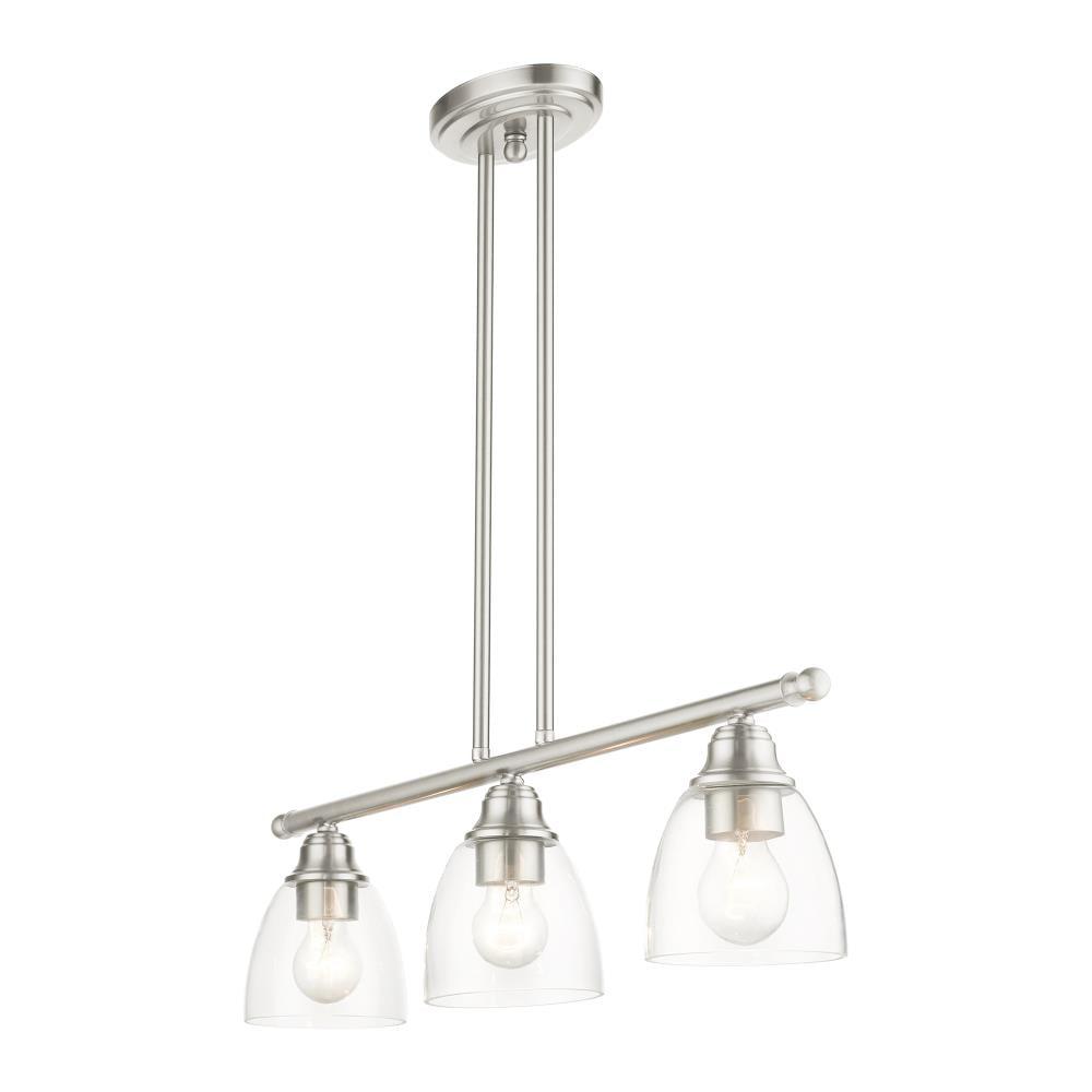Livex Lighting Montgomery 3 - Light Chandelier in  Brushed Nickel