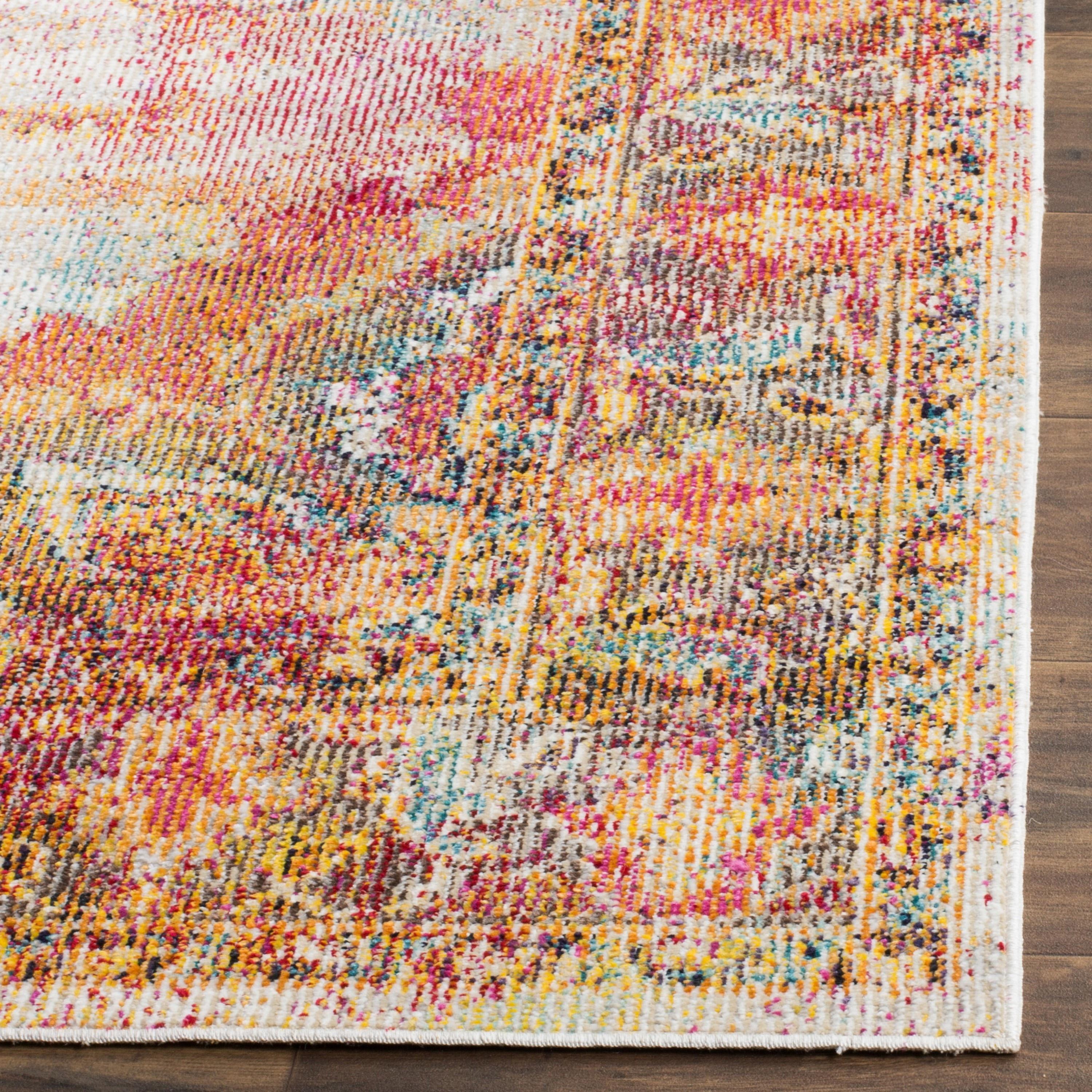 Crystal CRS508 Power Loomed Area Rug - Cream/Rose - 3'x5' - Safavieh.