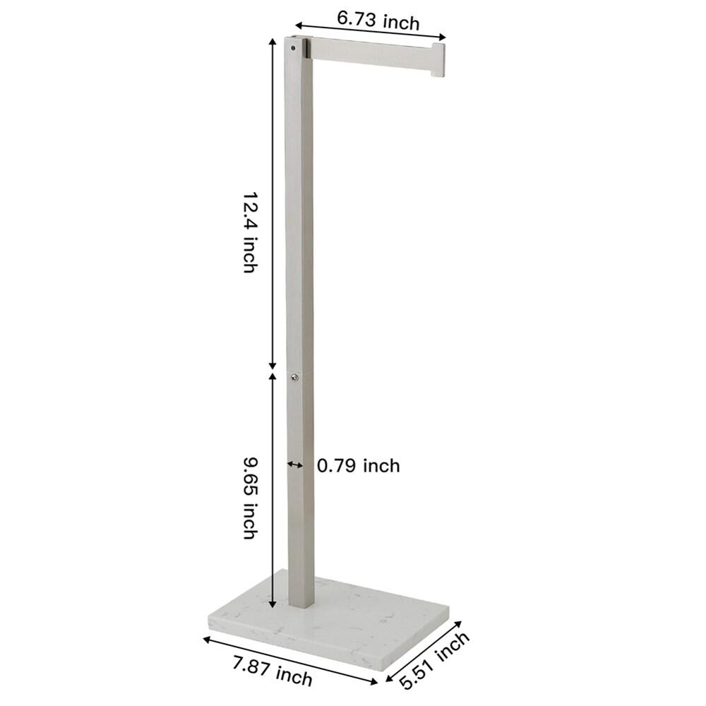 Free Standing Toilet Paper Holder with Weighted Base