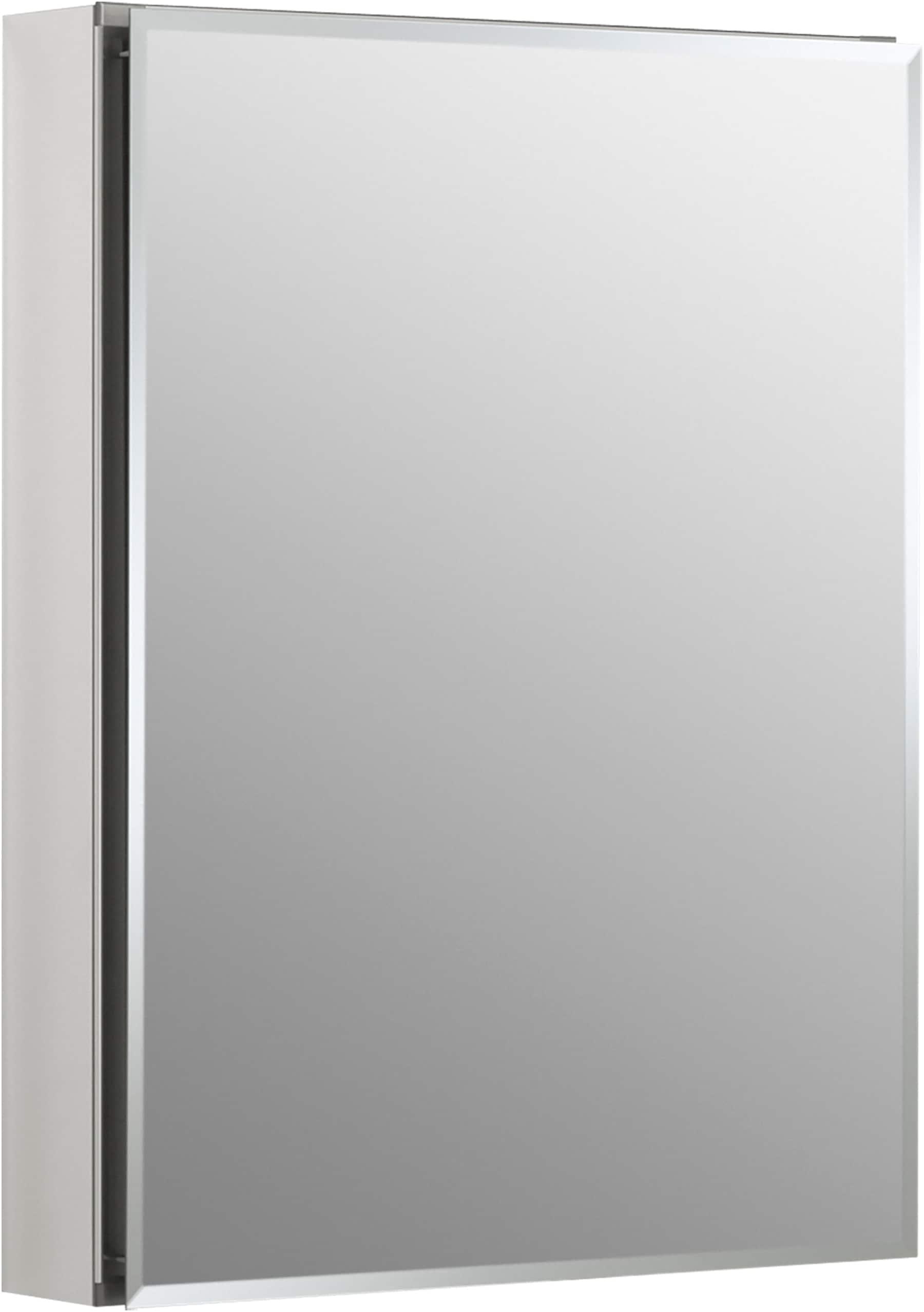 CLC Recessed or Surface Mount Frameless Aluminum Medicine Cabinet Adjustable Shelves