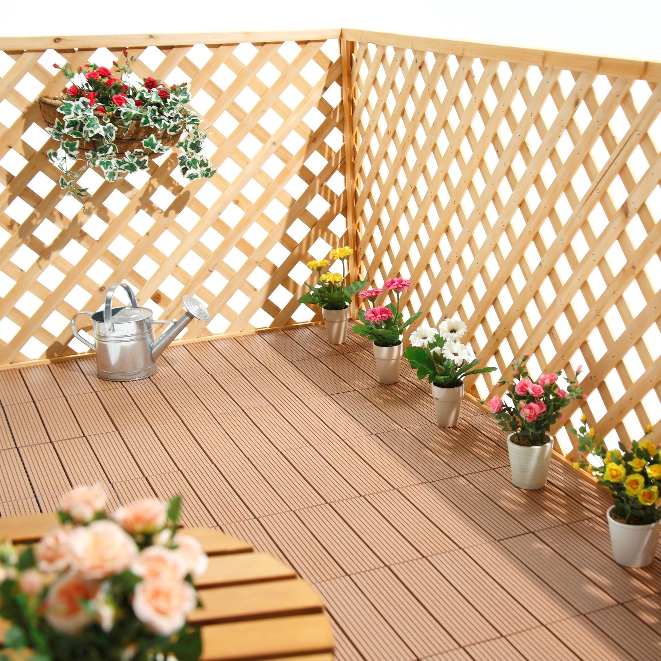 Courtyard 12" x 12" Composite Interlocking Deck Tile