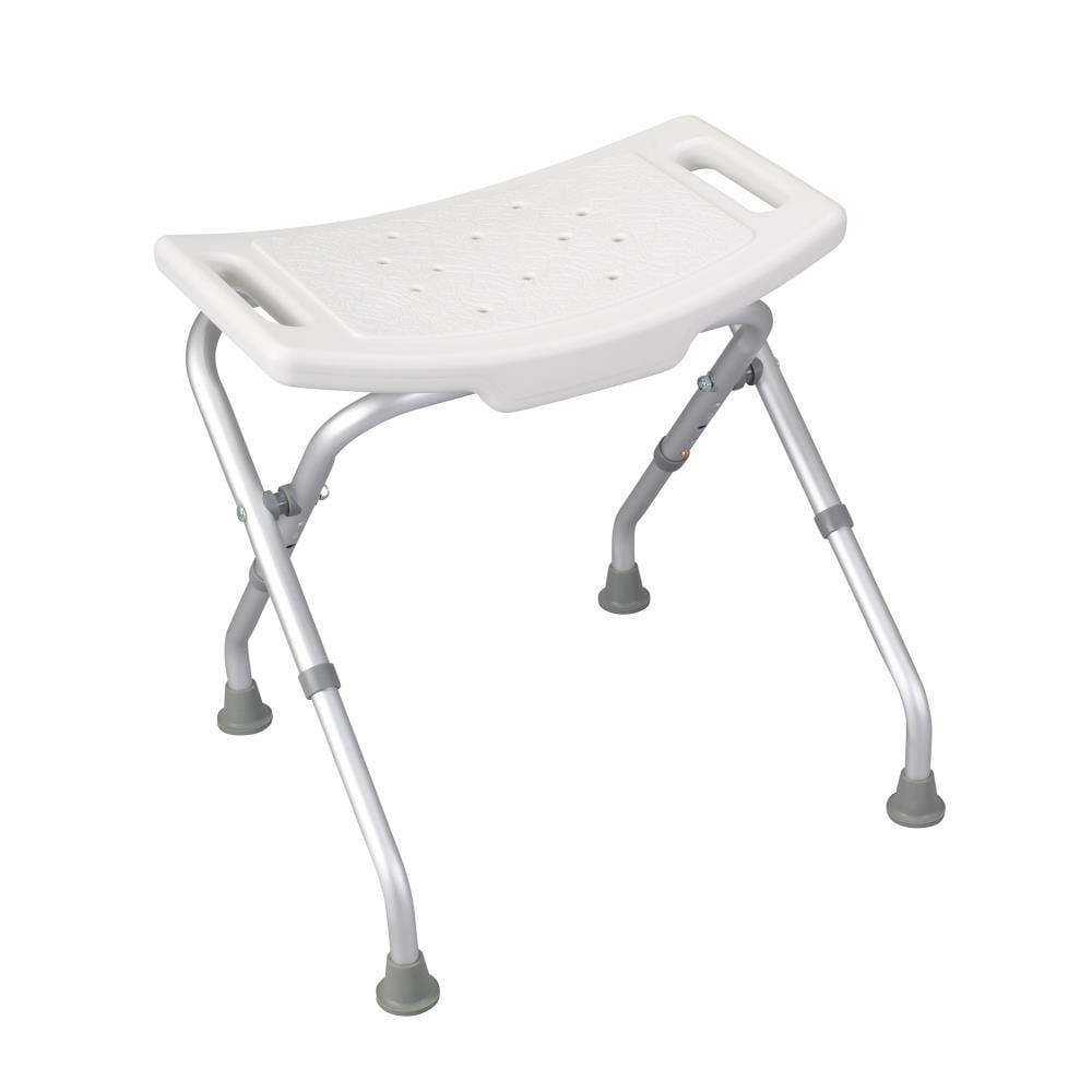 Bath bench w/o back, assembled, 1 ea