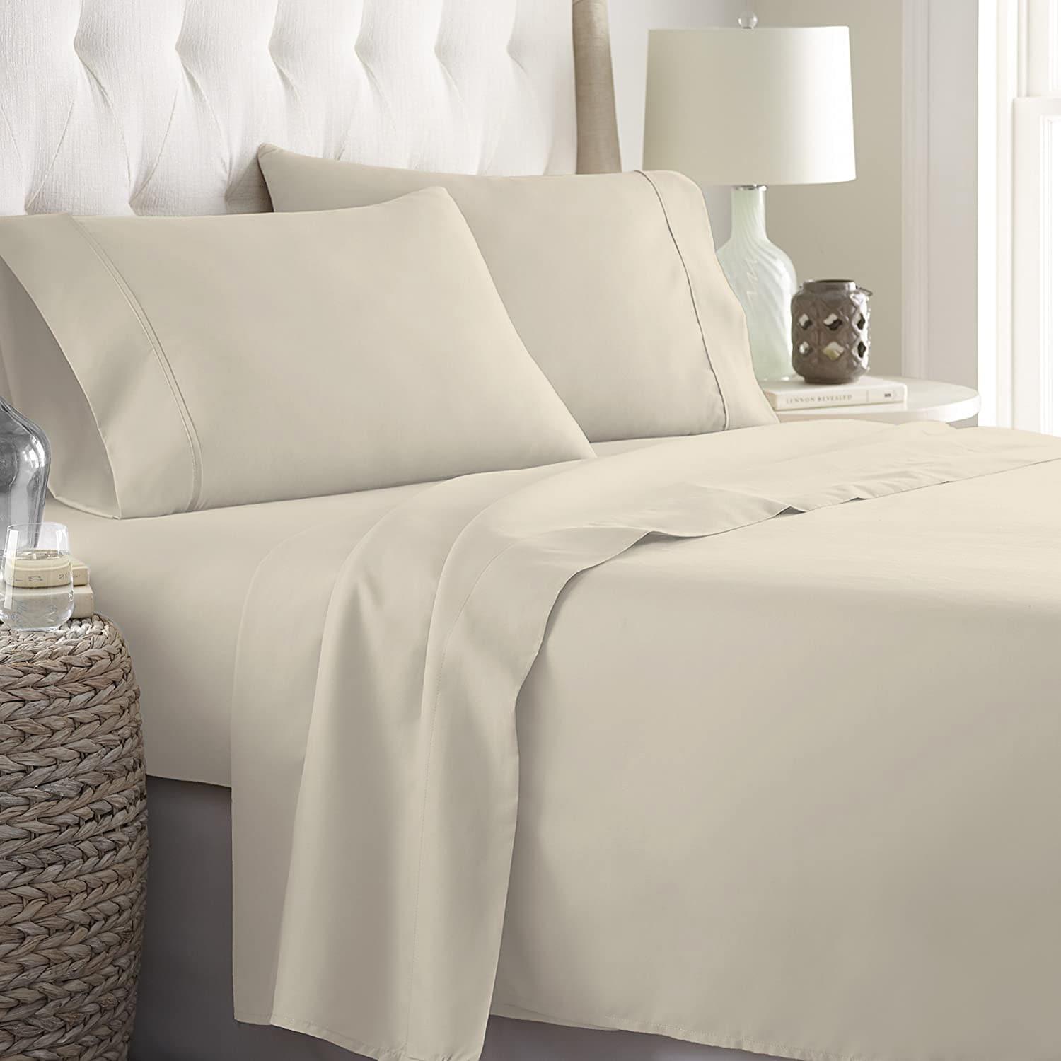 100% Cotton Lightweight Percale Weave Sheet Set