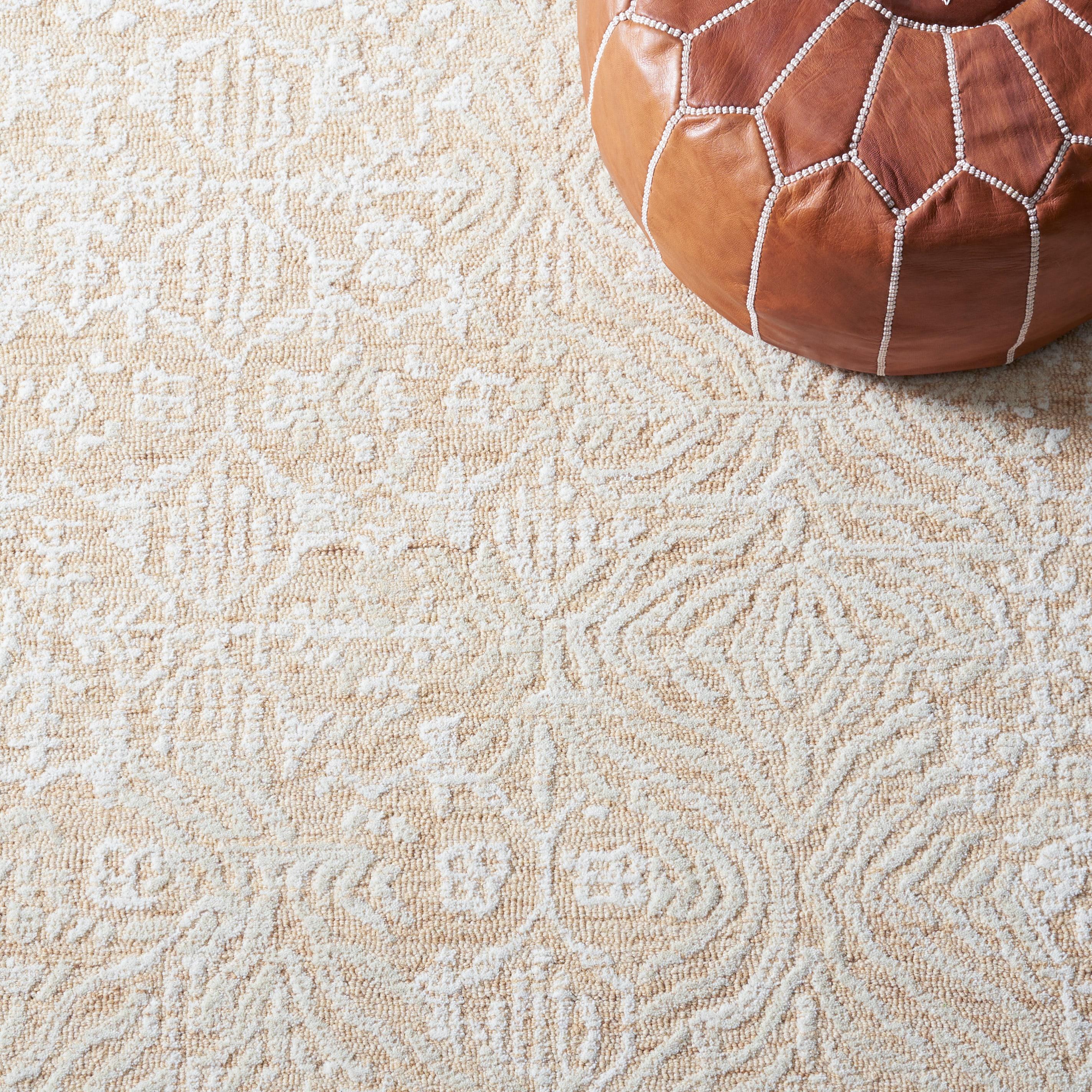Metro MET905 Hand Tufted Area Rug - Gold/Ivory - 5'x8' - Safavieh.
