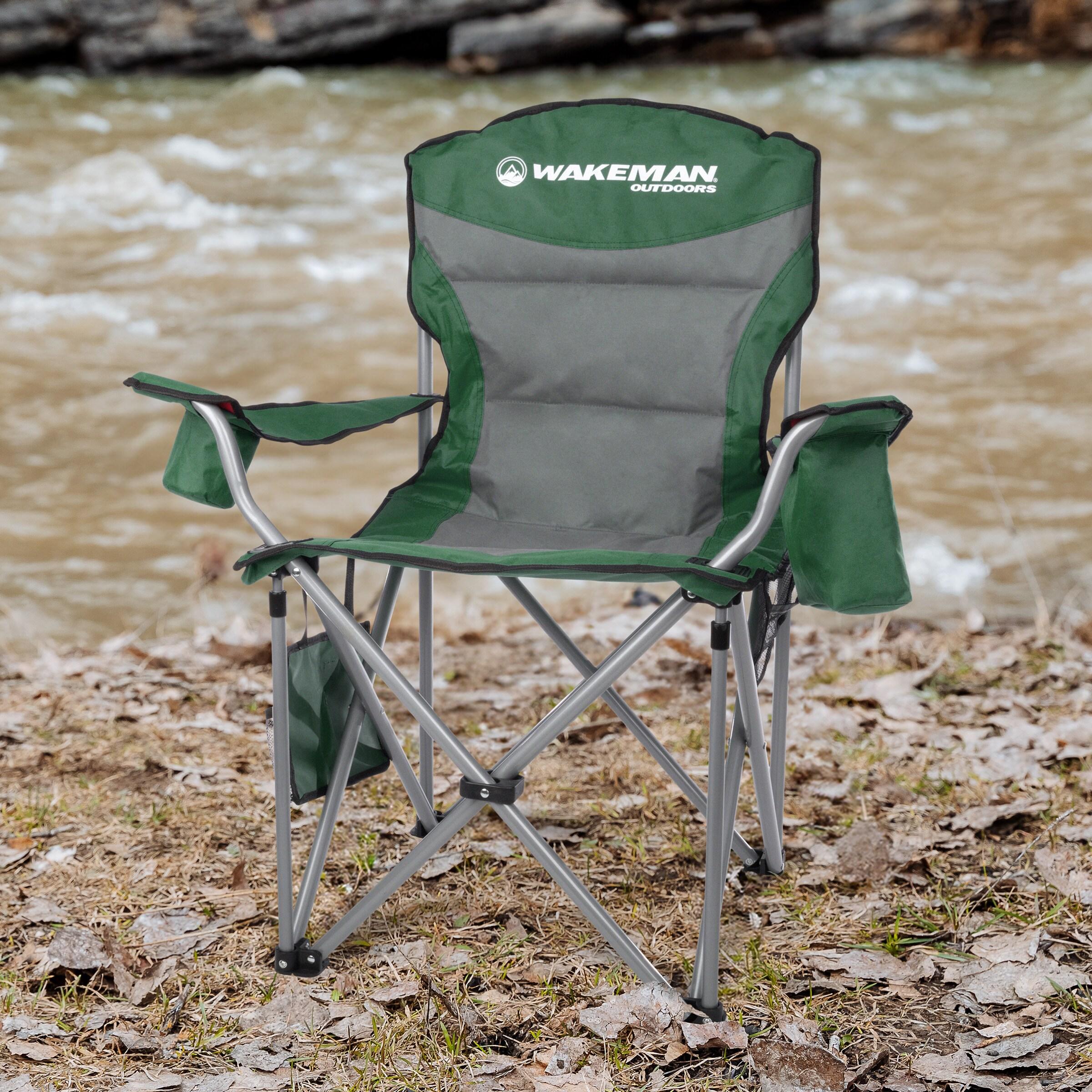 Wakeman Outdoors Oversized Camping Chair, Green