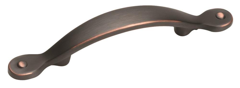 Amerock Inspirations 3 inch (76mm) Center-to-Center Oil-Rubbed Bronze Cabinet Pull