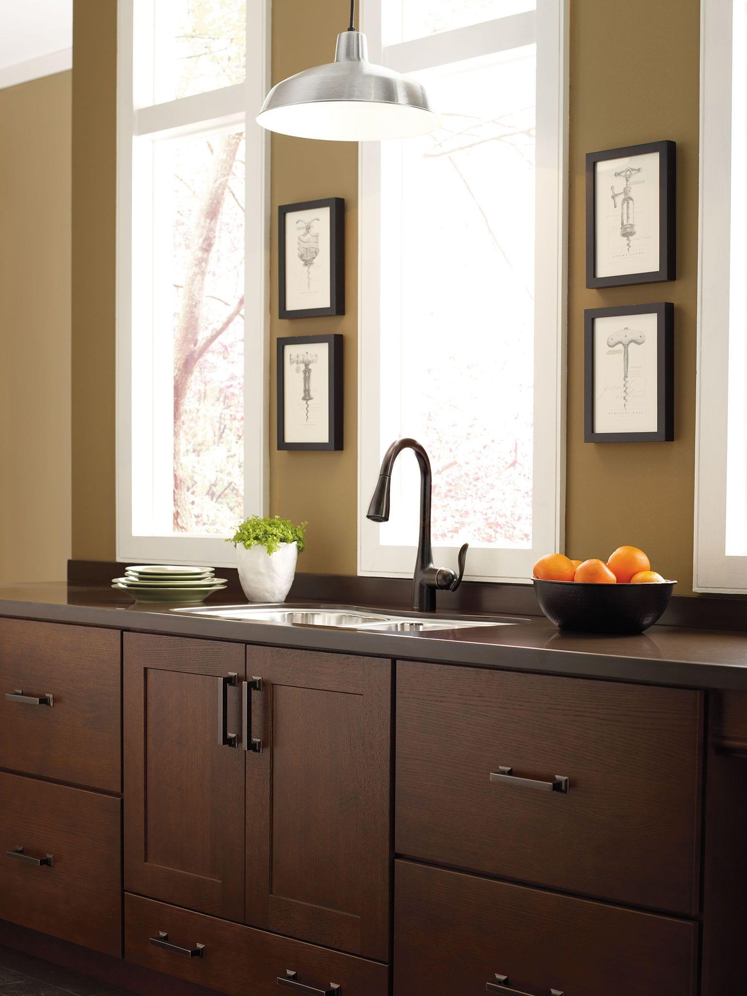 Moen Arbor One Handle High Arc Pulldown Bar Faucet with Reflex Technology