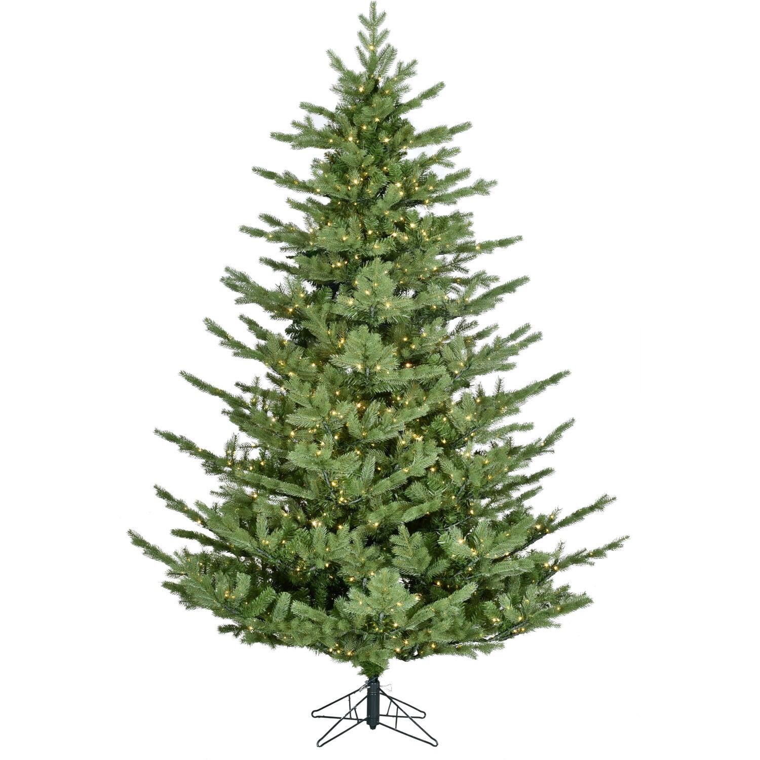 Fraser Hill Farm Fraser Hill Farm Prelit Foxtail Pine Artificial Christmas Tree with Stand and Remote Control