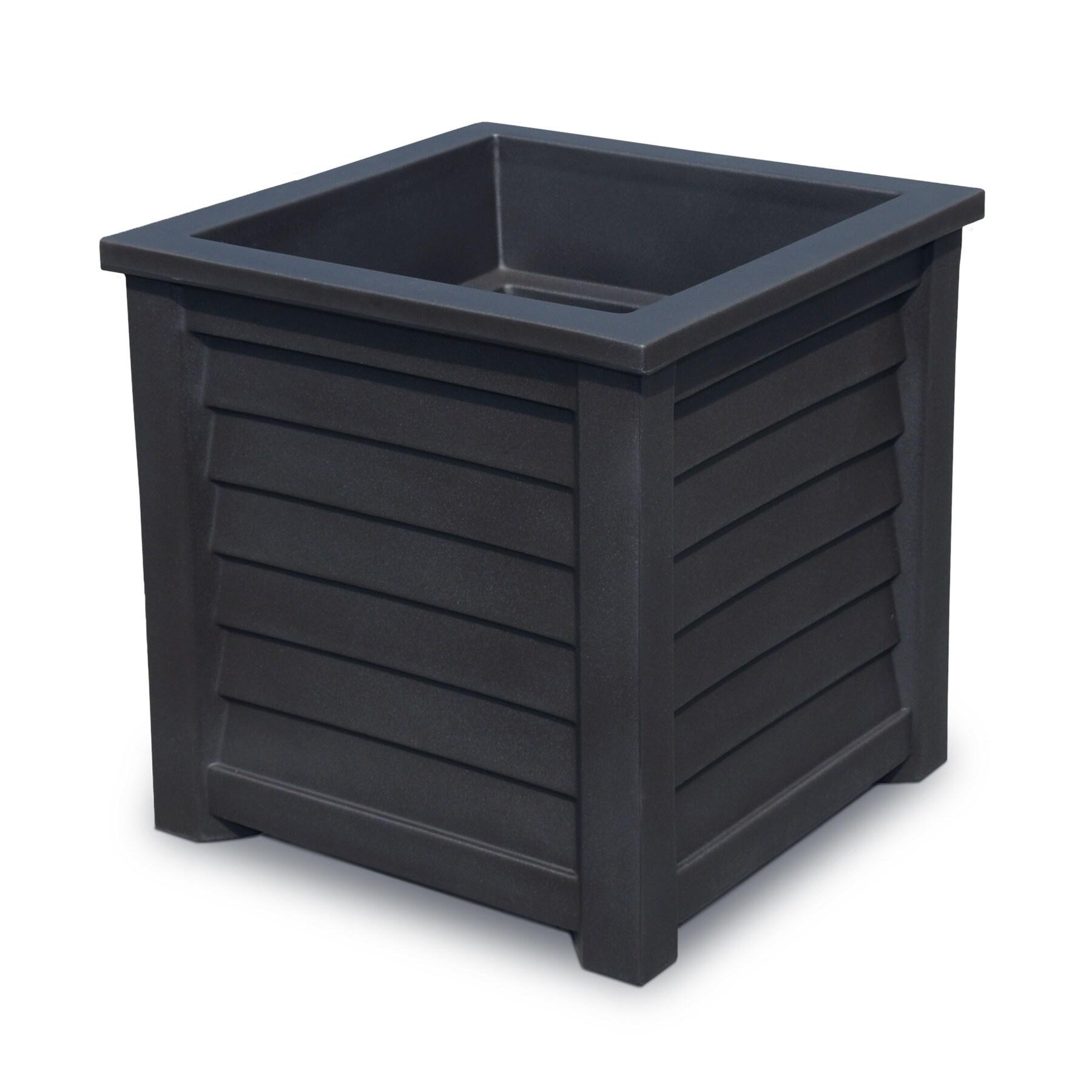 Lakeland Square Resin Planter with Water Reservoir