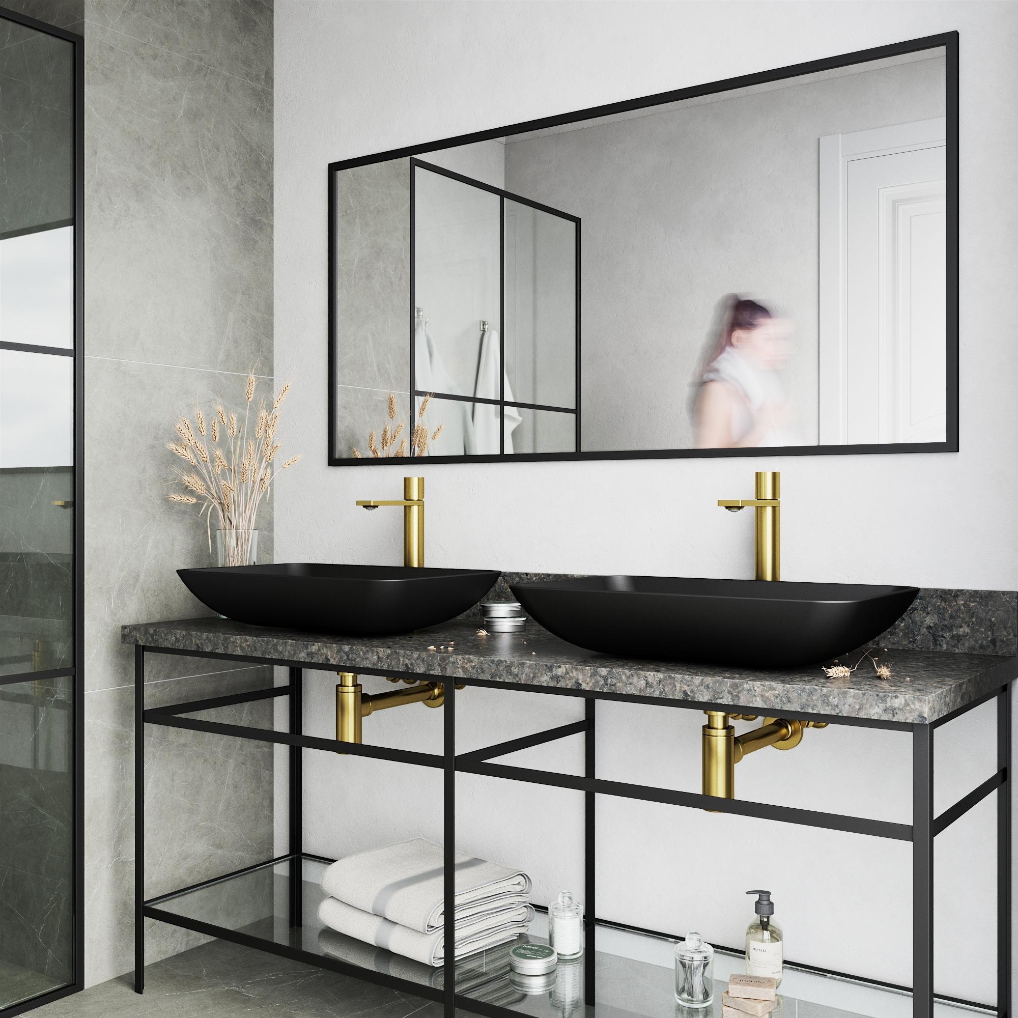 Gotham 12" H Single Handle Vessel Sink Bathroom Faucet