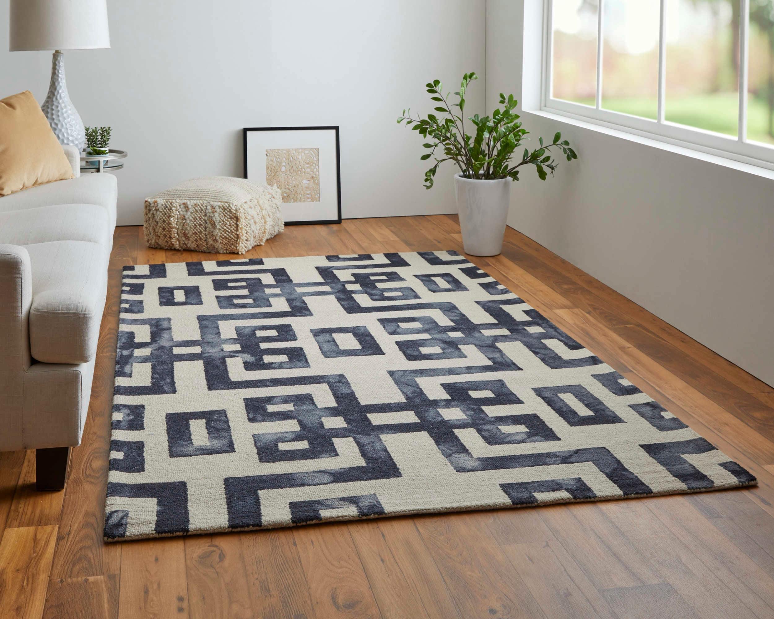 Lorrain Modern Geometric Area Rug
