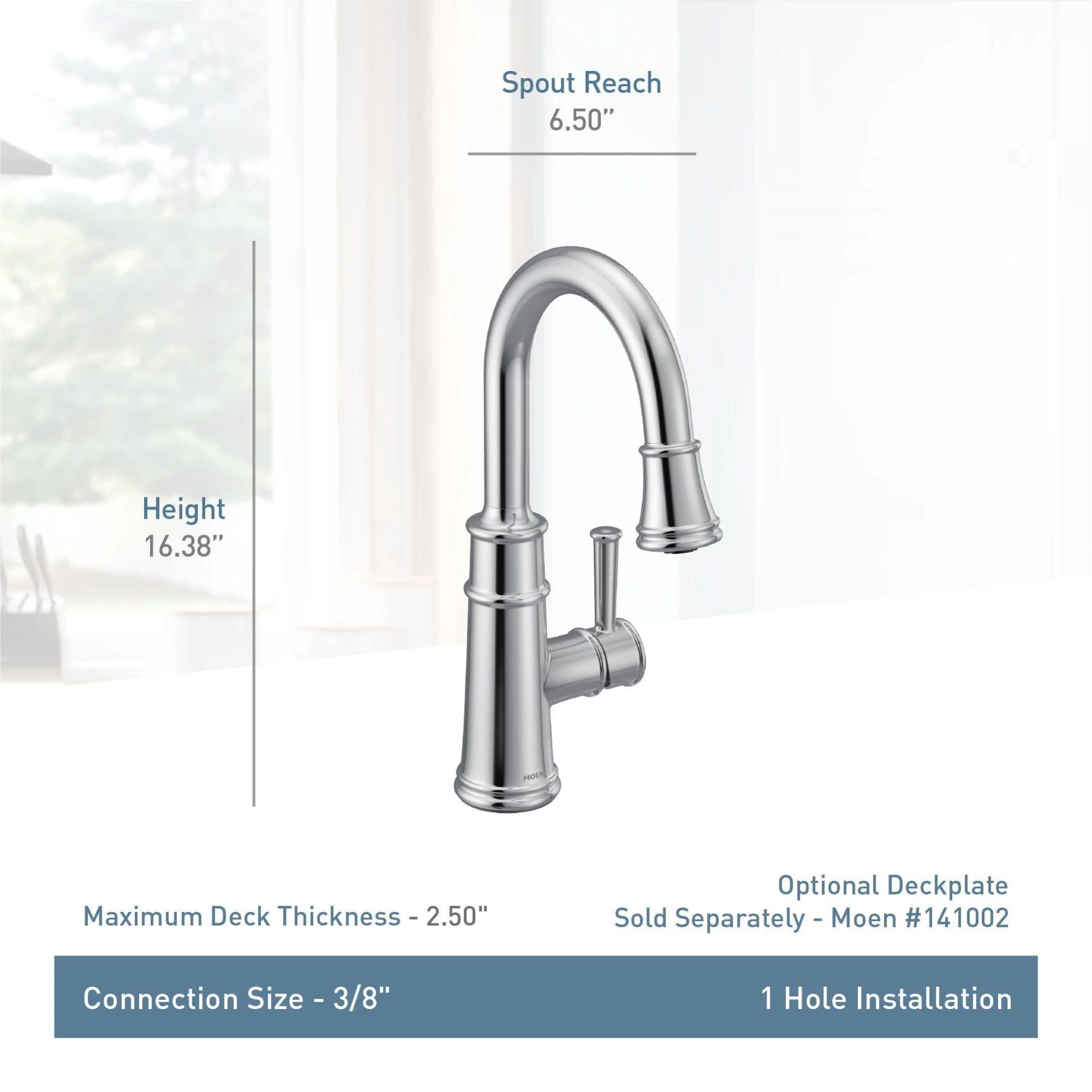 Belfield One-Handle High Arc Pulldown Bar Faucet