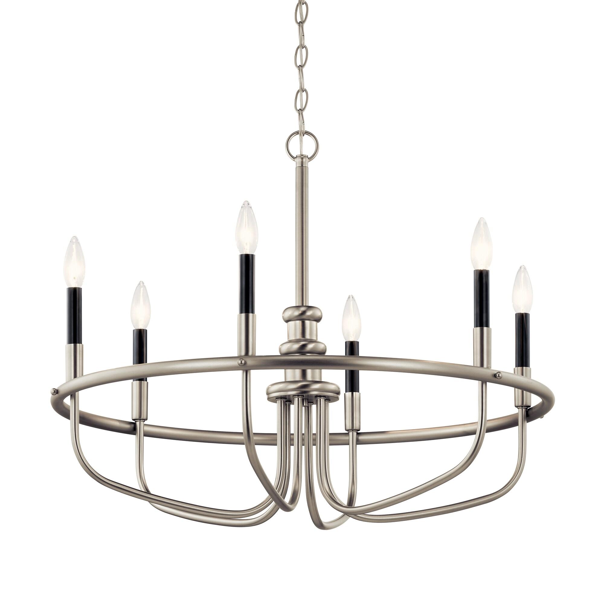 Kichler Lighting Capitol Hill 6 - Light Chandelier in  Brushed Nickel