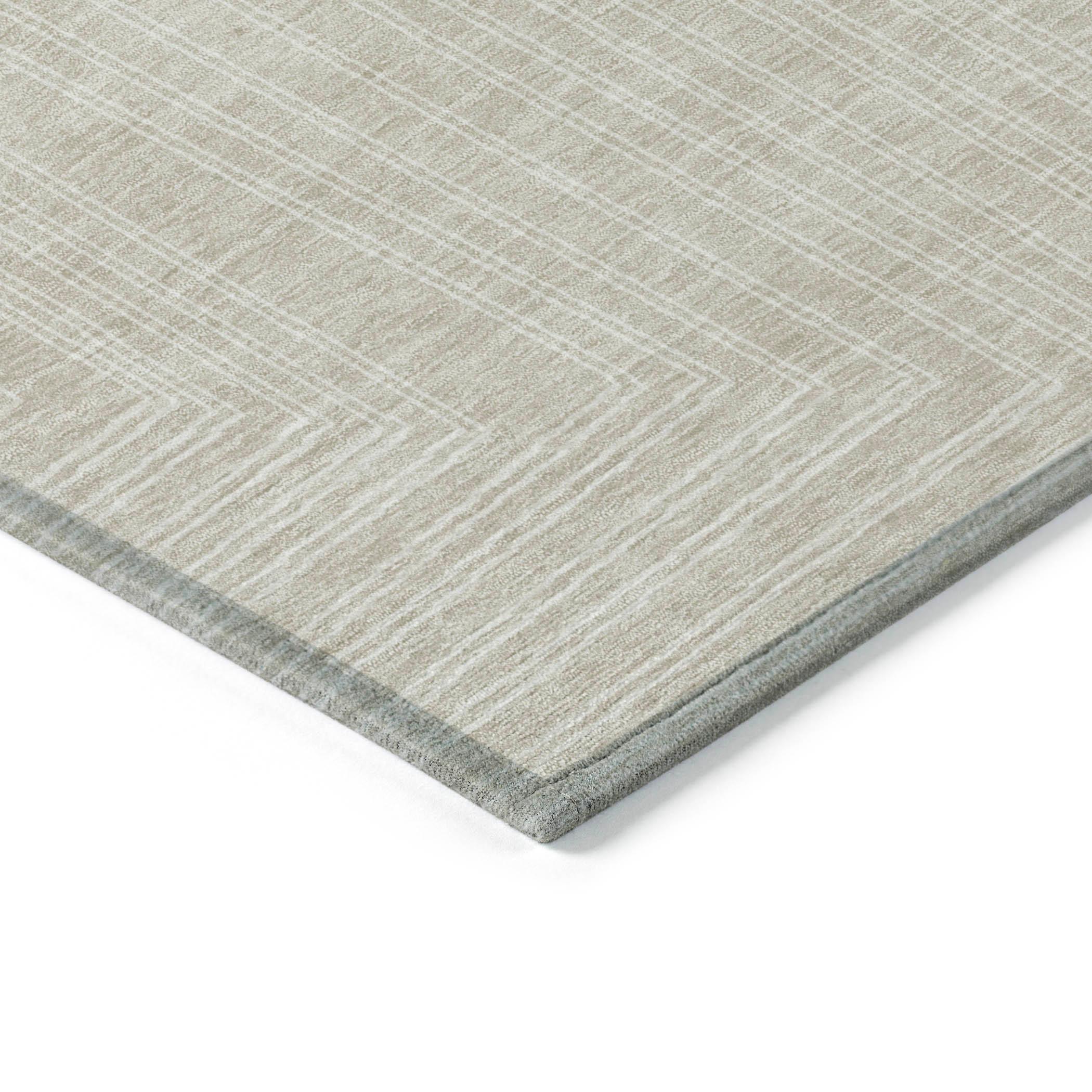 Machine Washable Indoor/Outdoor Chayden ACN1045 Beige Rug