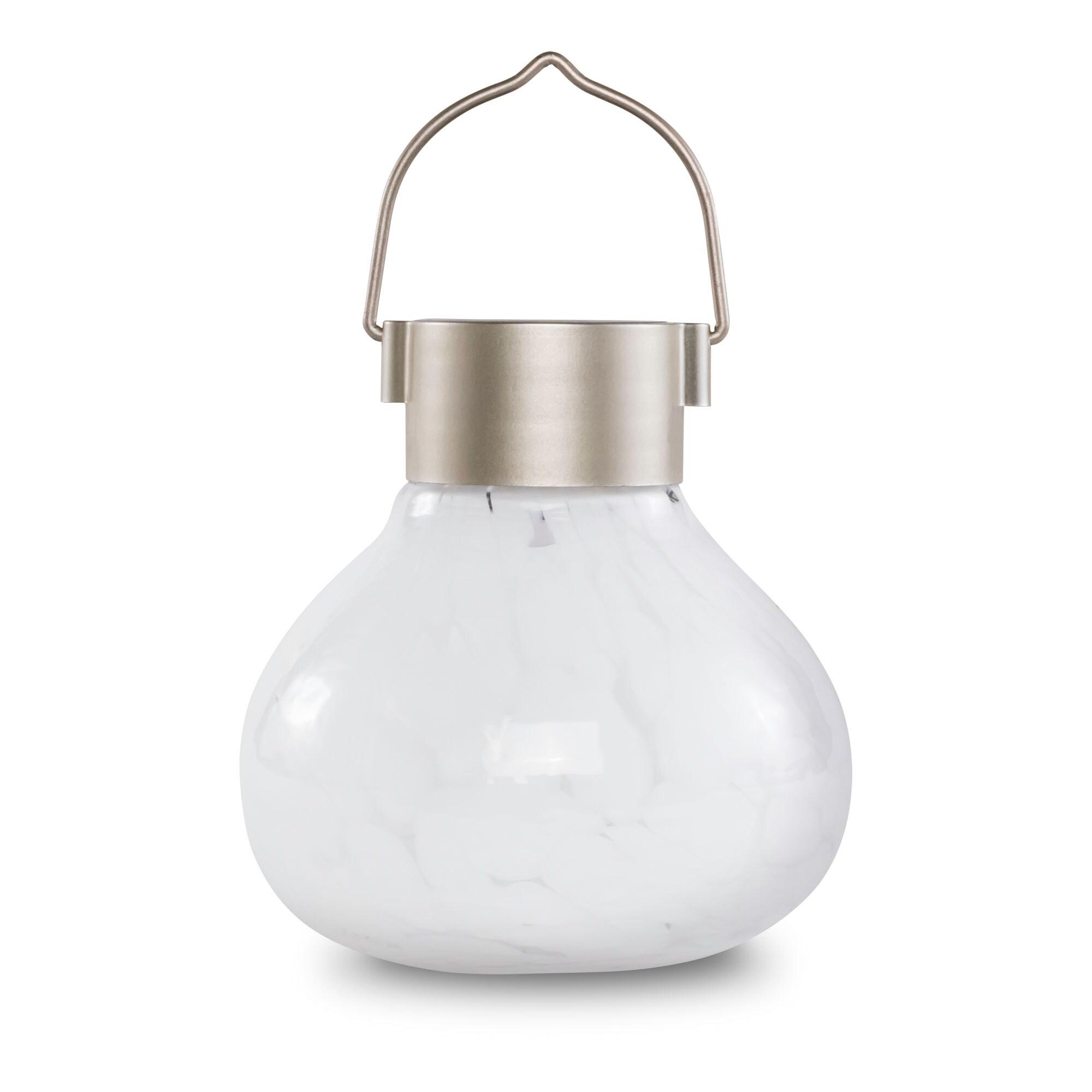 Solar Tea Lantern - White