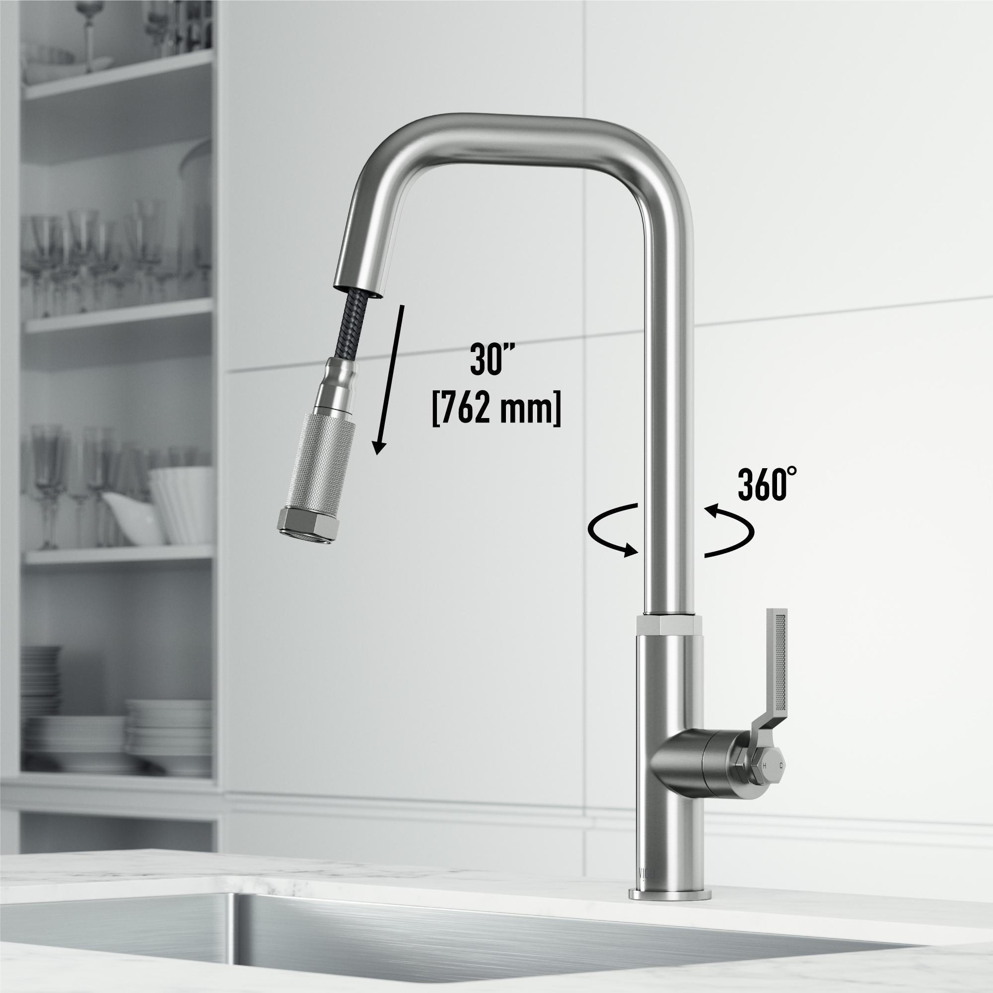 Hart 18 H 1-handle Pull-Down Kitchen Faucet