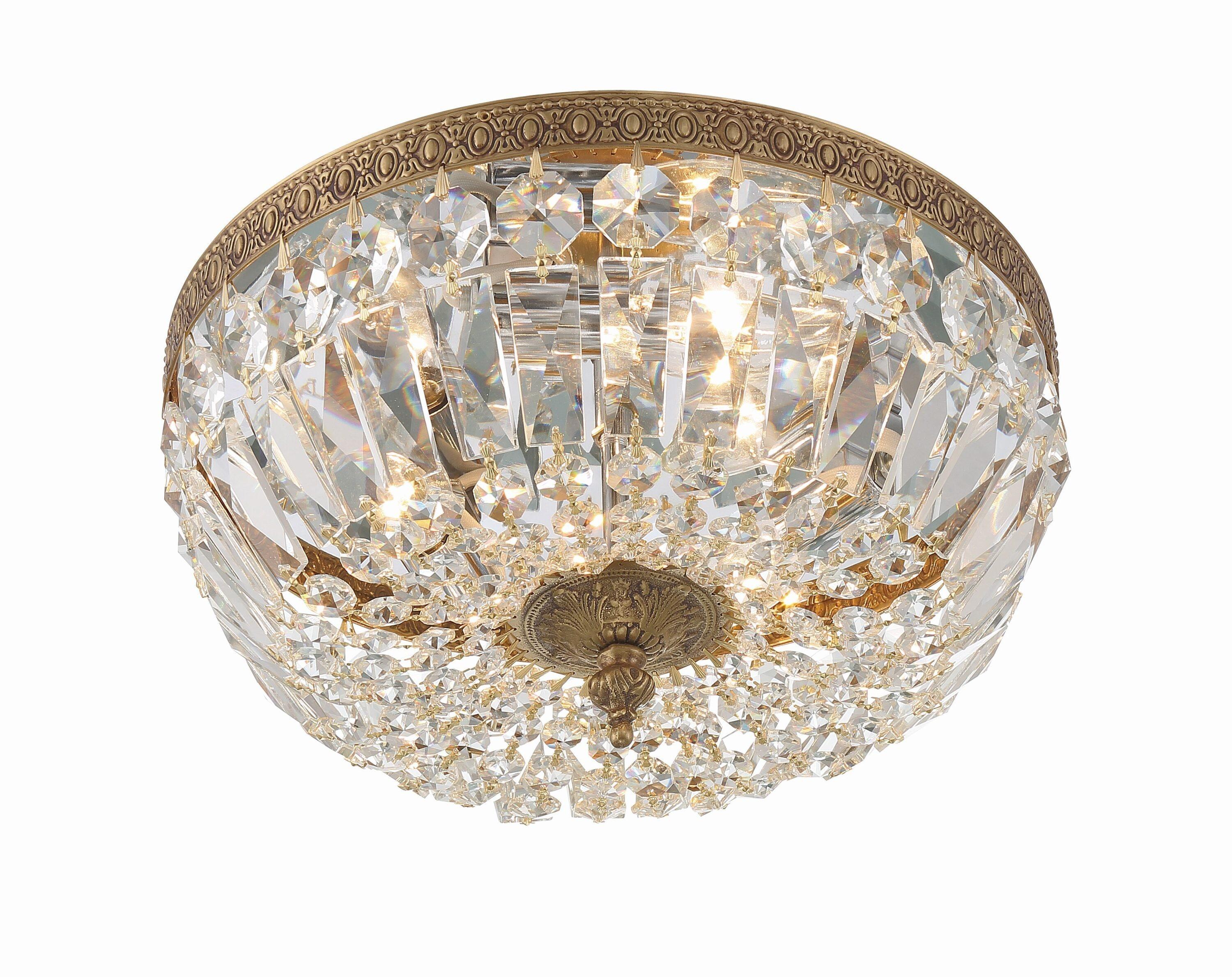 Crystorama Lighting - Three Light Ceiling Mount - Ceiling Mount - Three Light