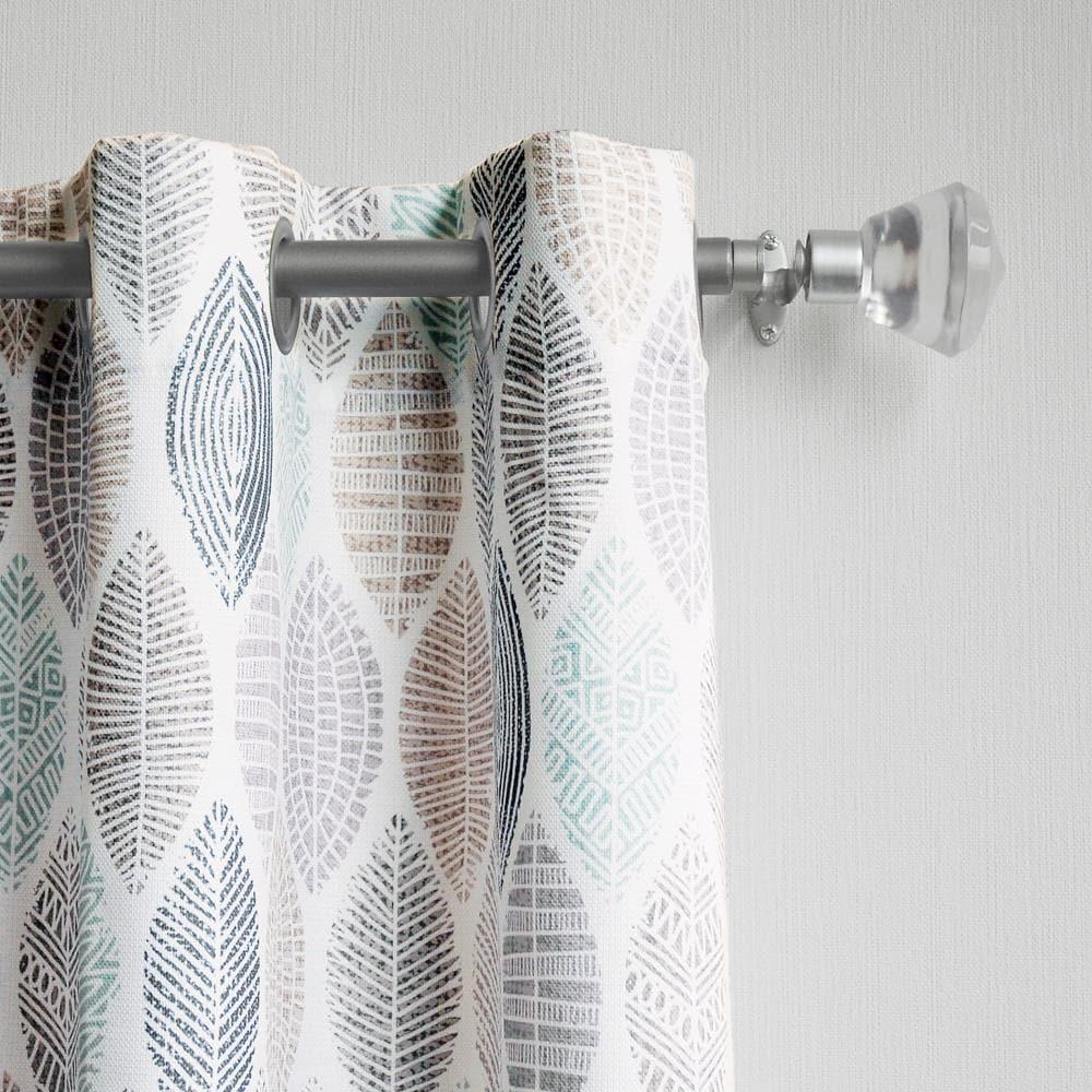 95"x40" Hotaru Leaf Print Semi-Sheer Grommet Curtain Panel - No.918