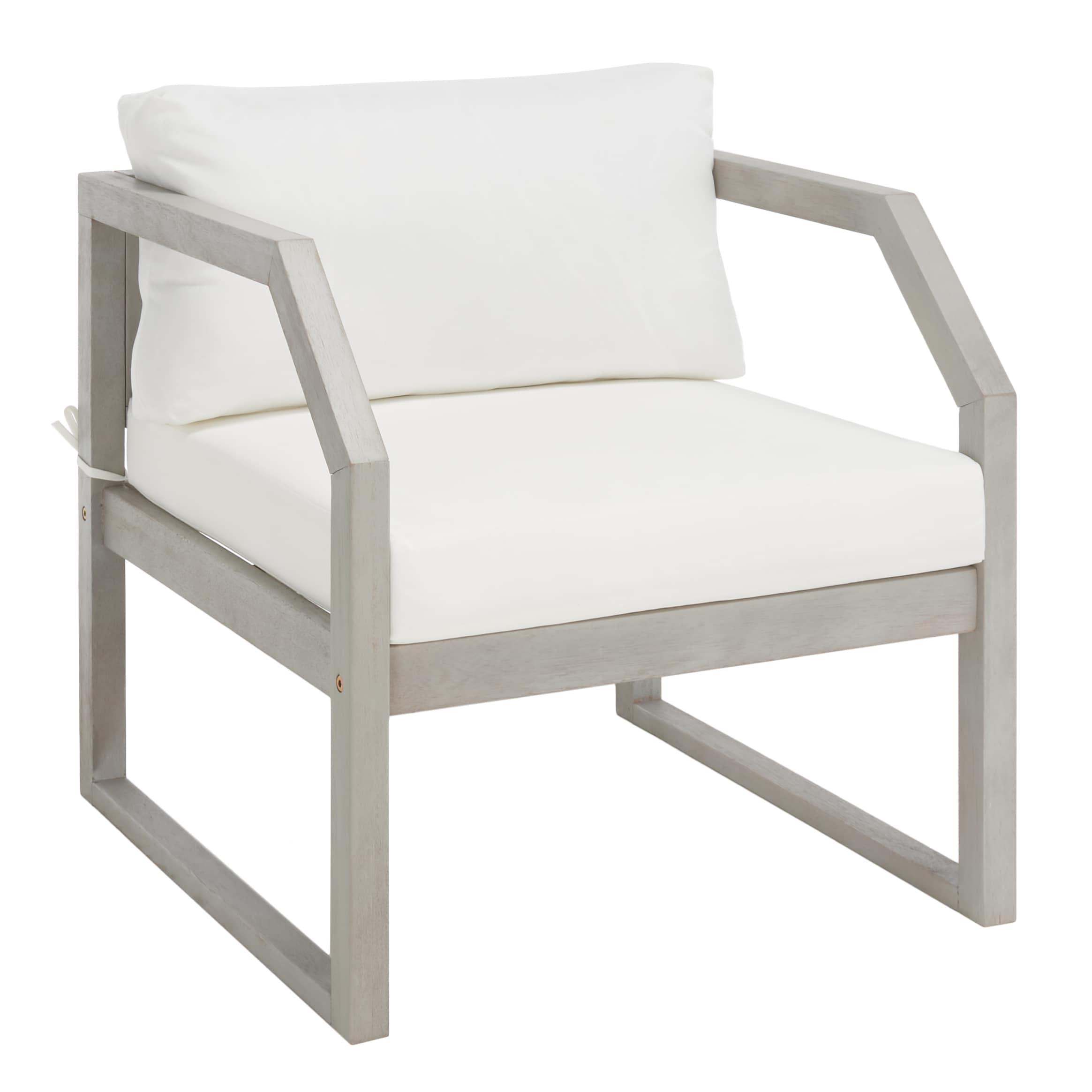 Dren 4 Piece Living Set - Indoor/Outdoor - PAT7067 - Grey/Beige - Safavieh