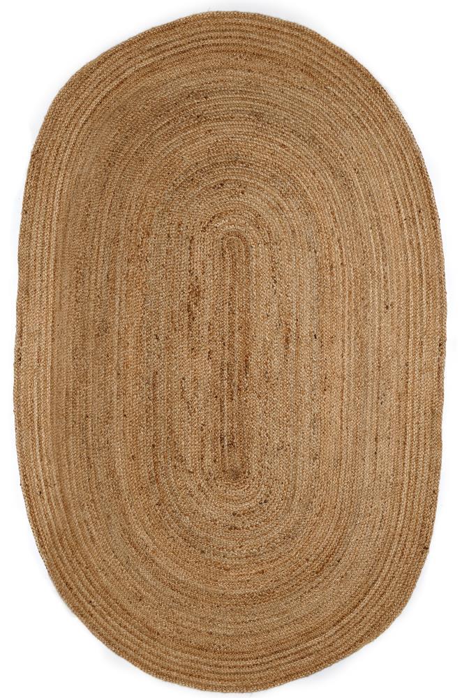 6'X9' Solid Area Rug Natural - Anji Mountain