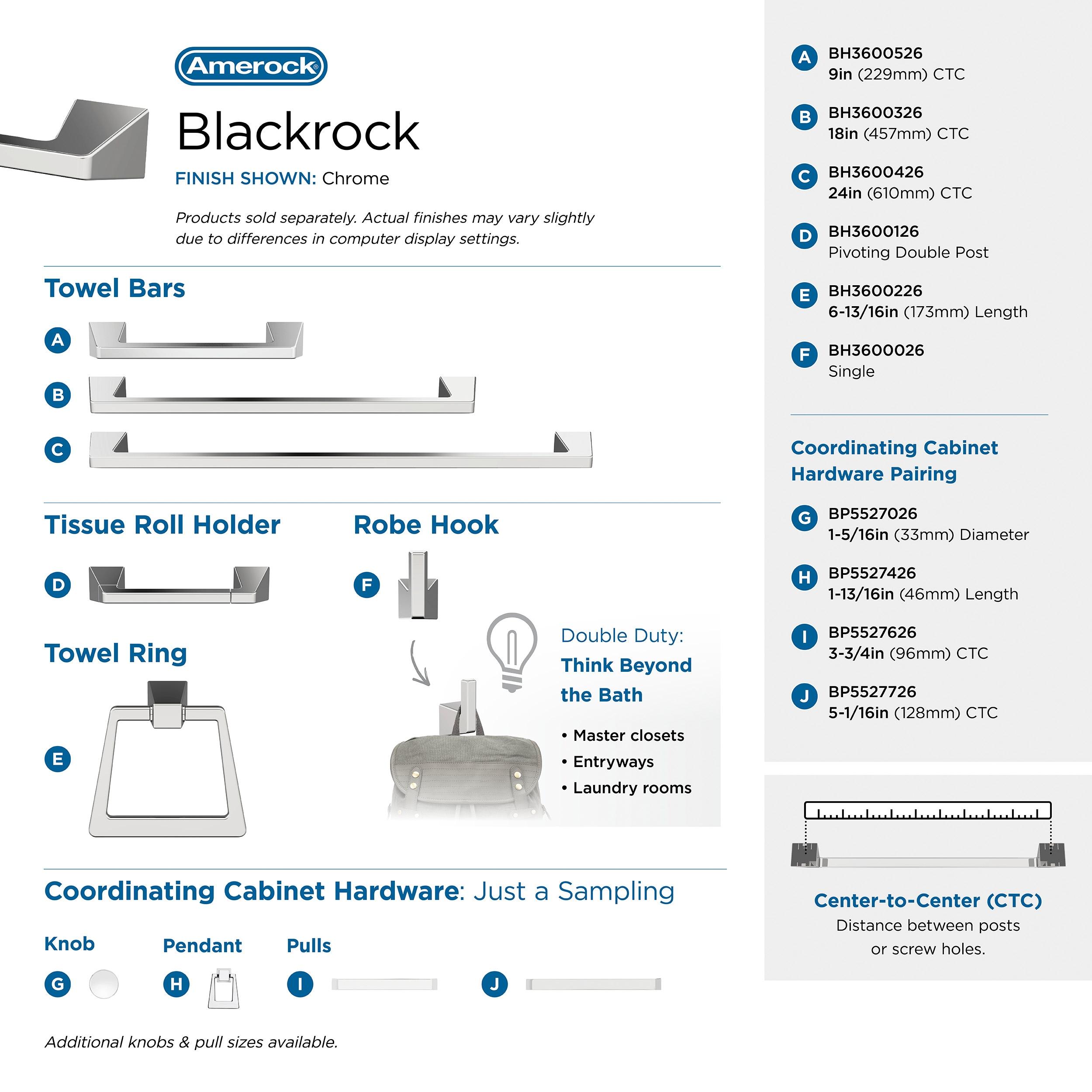 Blackrock Wall Mount Toilet Paper Holder