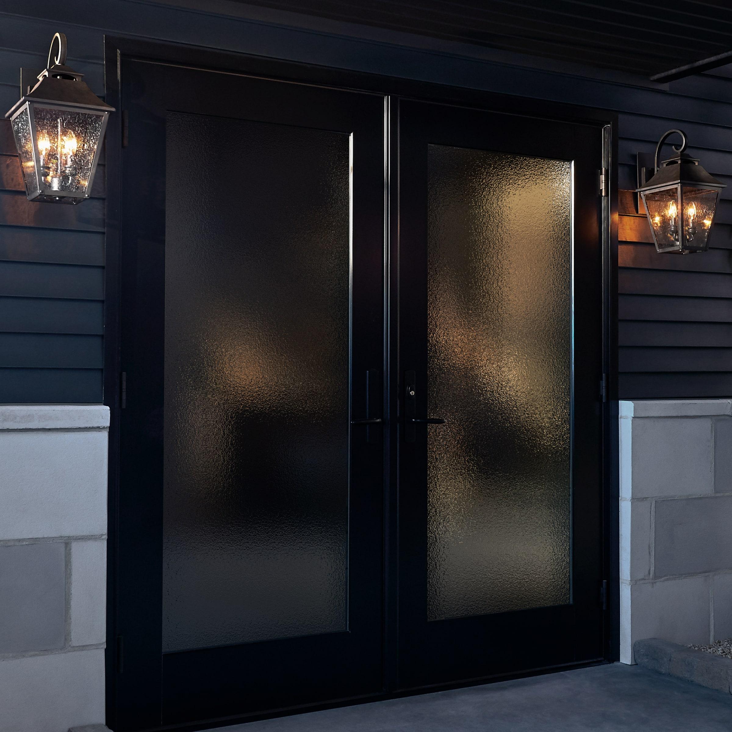 Generation Lighting Galena 25 1/2" High Sable Steel Outdoor Wall Light