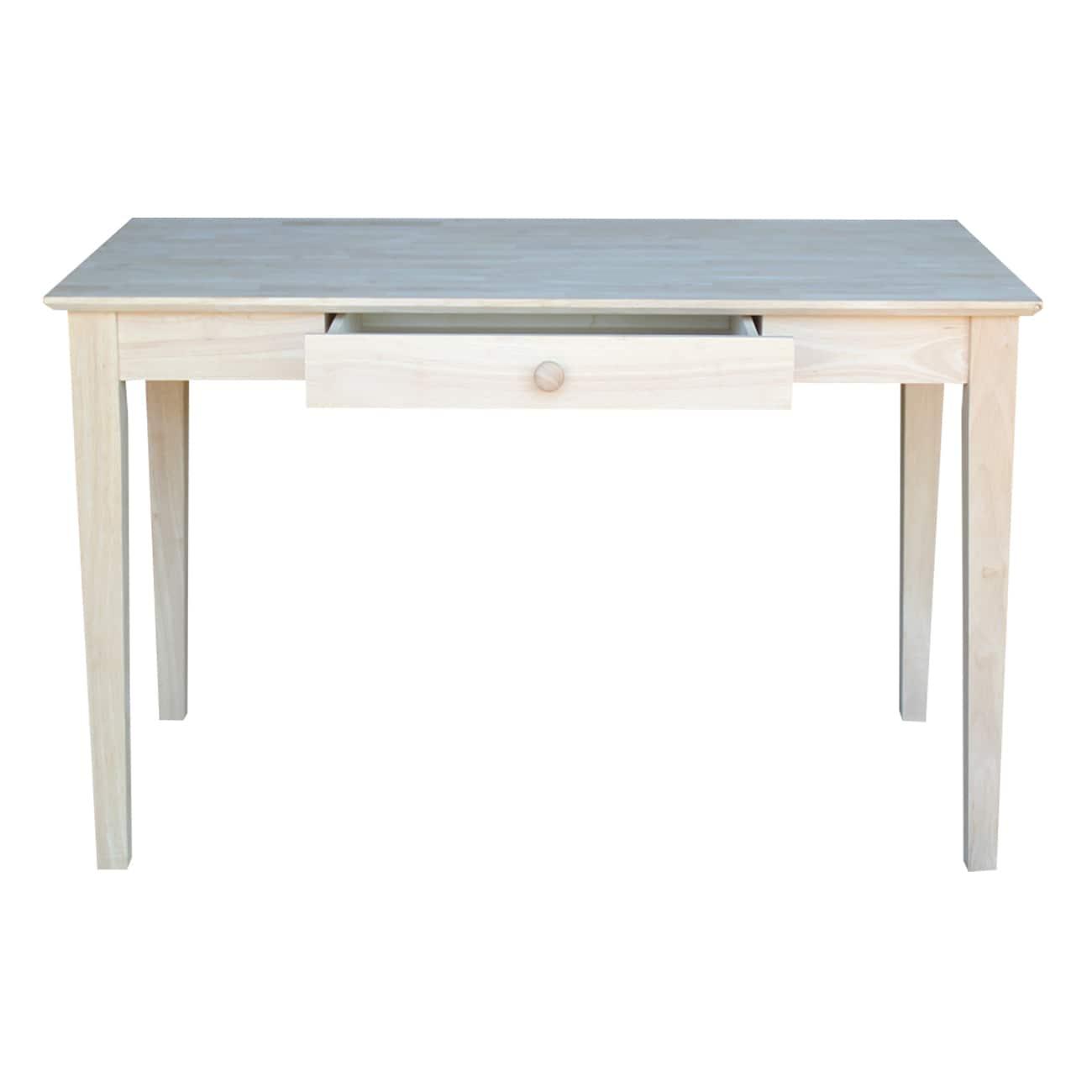 48" Writing Desk Unfinished - International Concepts