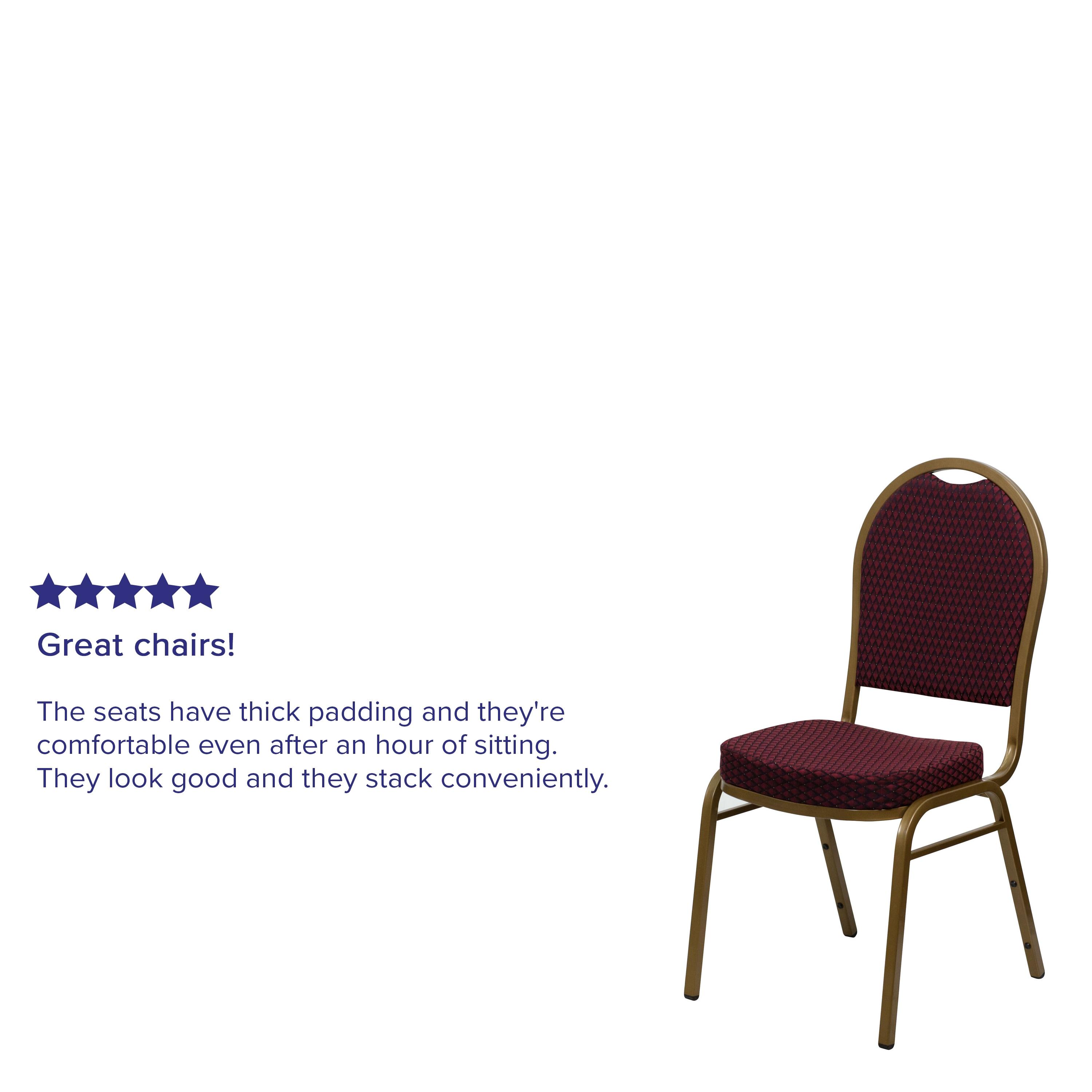 Flash Furniture Ymir Dome Back Stacking Banquet Chair & Reviews | Wayfair