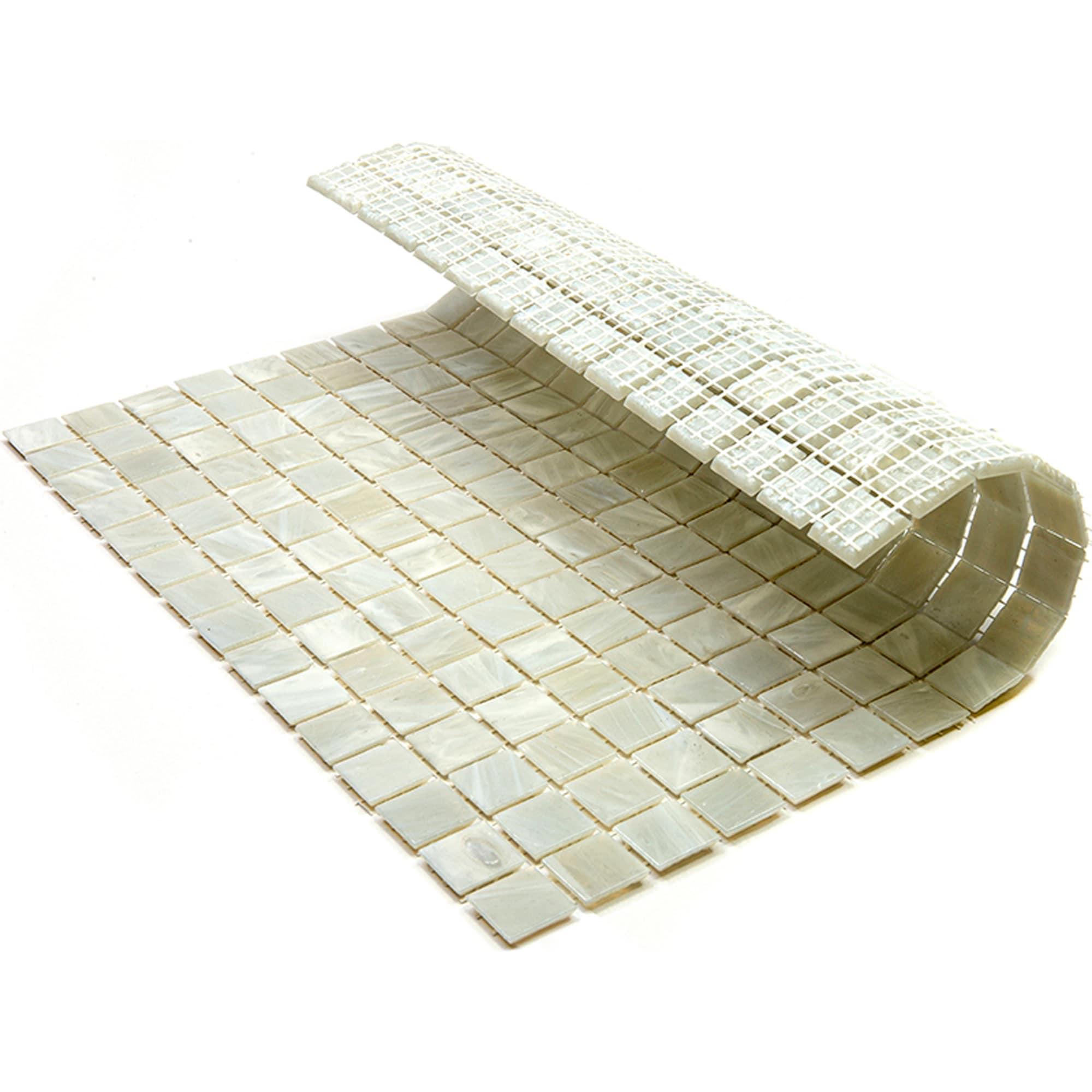 Celestial 0.8" x 0.8" Glass Grid Mosaic Wall & Floor Tile