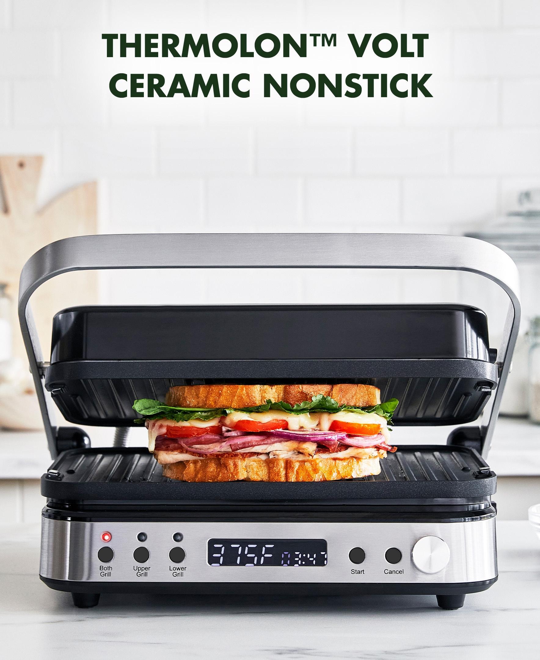 GreenPan Bistro Ceramic Nonstick Grill & Griddle