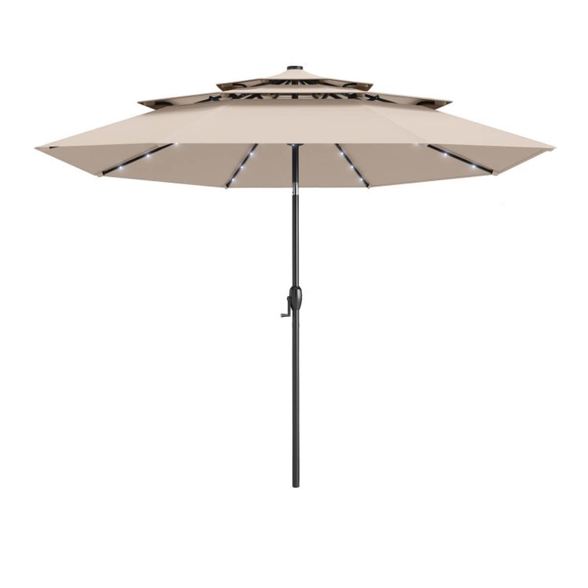mondawe Mossas 120'' x 79'' Rectangular Market Umbrella