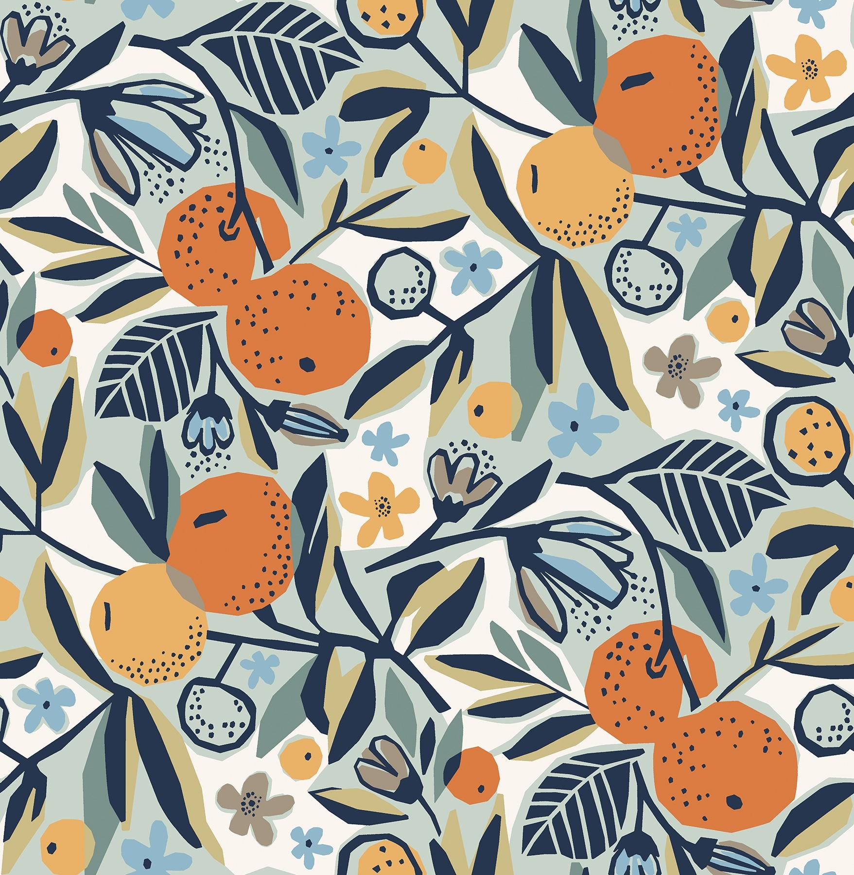 Peel & Stick Floral Roll