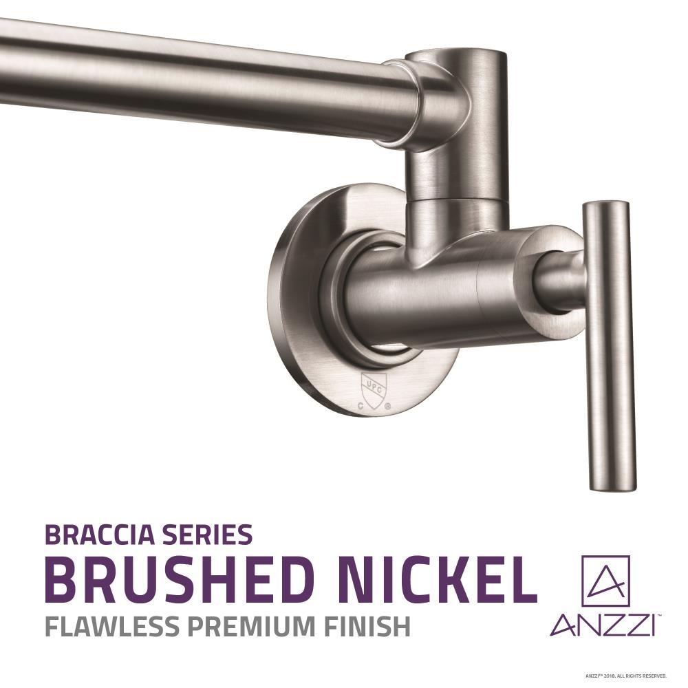 ANZZI Braccia Series 24" Wall Mounted Pot Filler With Accessories