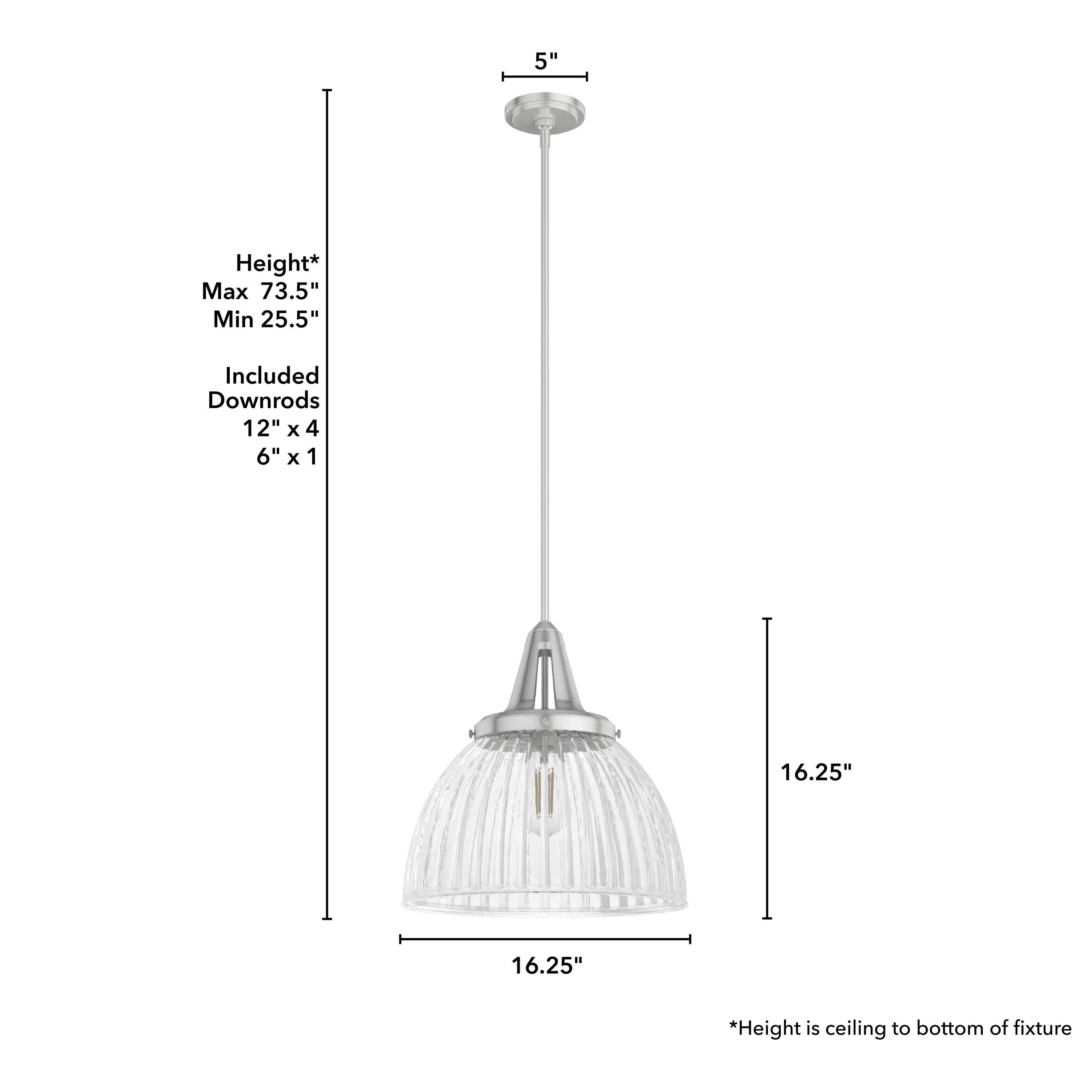 Cypress Grove 1 Light Dome Pendant?