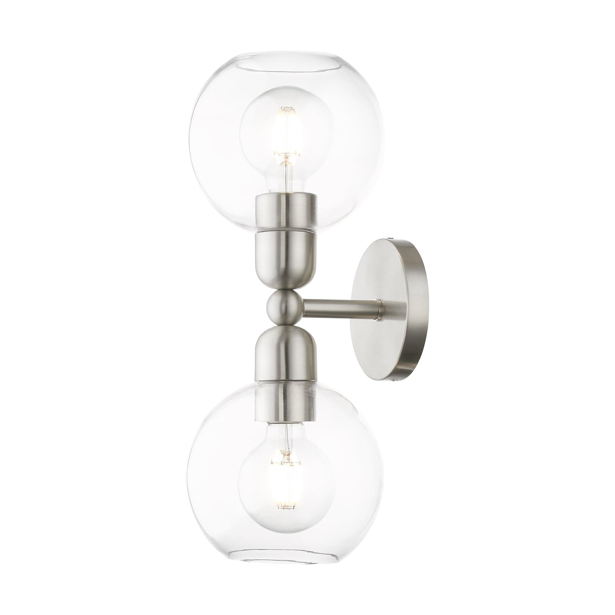 Livex Lighting Downtown 2 - Light Vanity in  Brushed Nickel