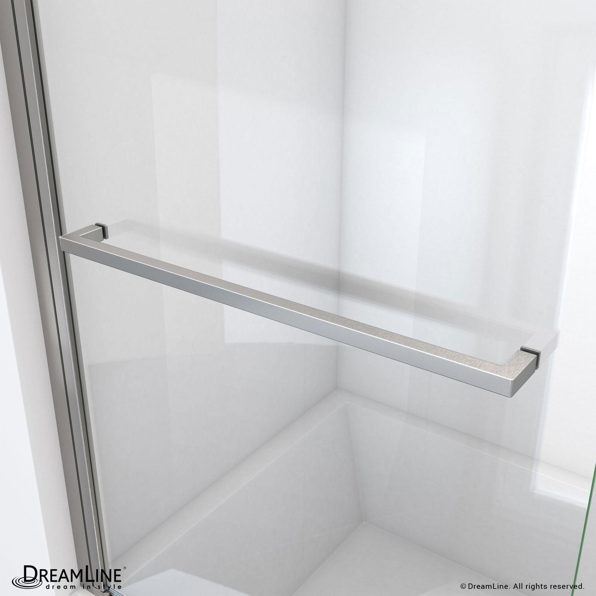 Aqua-Q Swing 58" H Frameless Tub Door