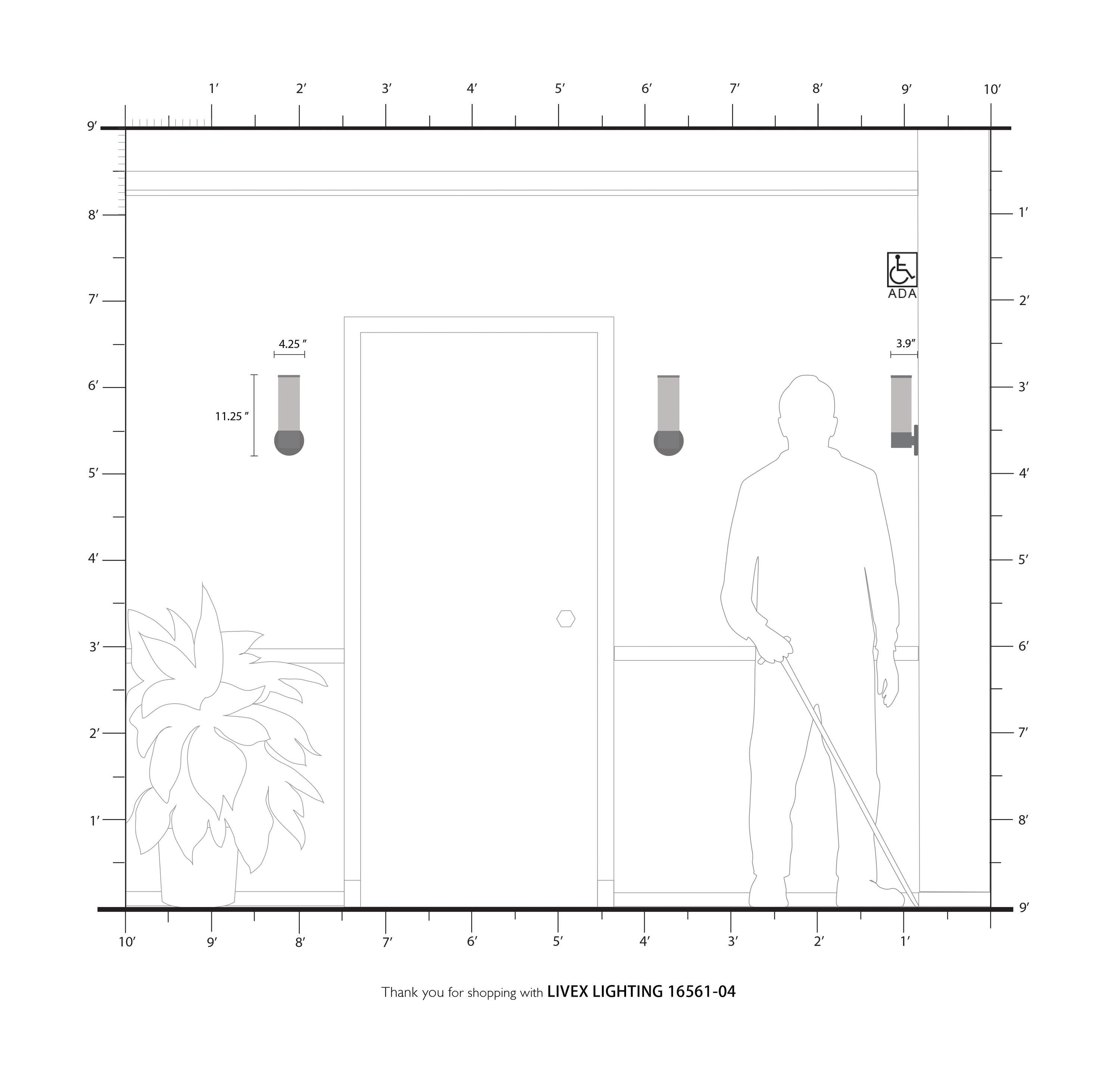 Livex Lighting Lindale 1 - Light Sconce in  Black