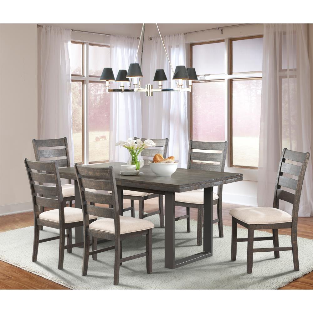 Picket House Furnishings Sullivan 7-Piece Dining Set with Table and 6 Side Chairs