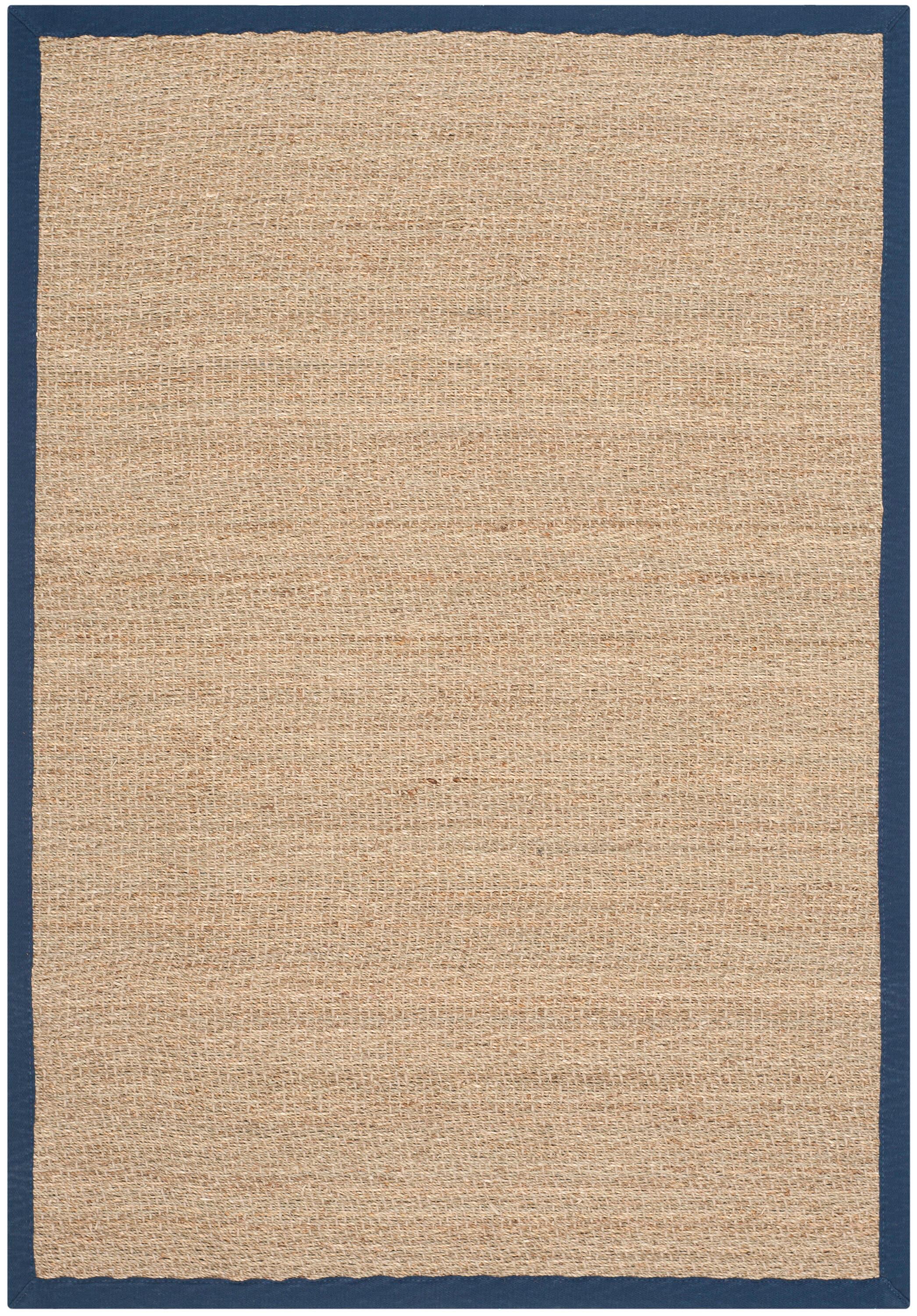 Natural Fiber NF115 Power Loomed Indoor Accent Rug - Natural/Blue - 3'x5' - Safavieh.