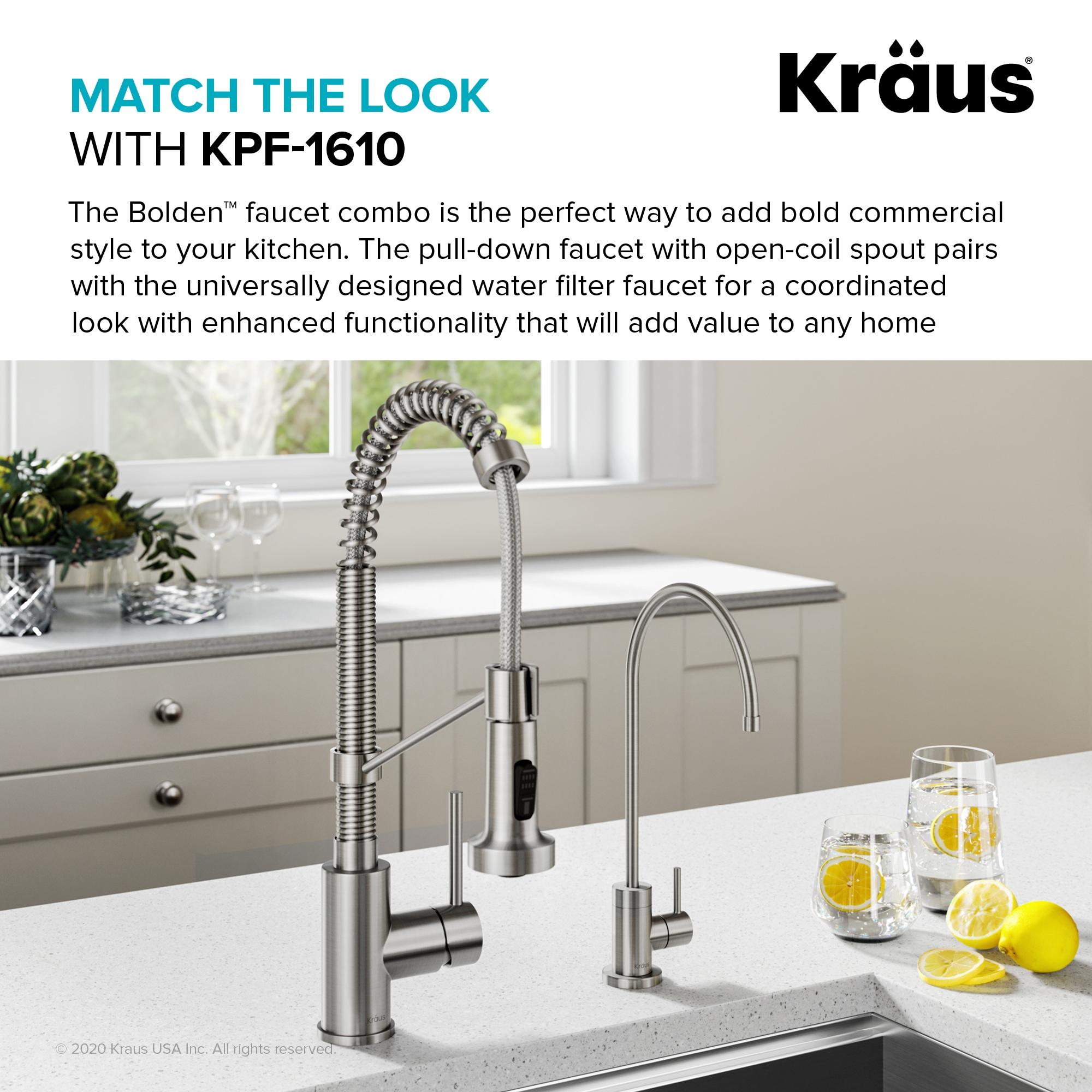 Purita 100% Lead-Free Kitchen Water Filter Faucet