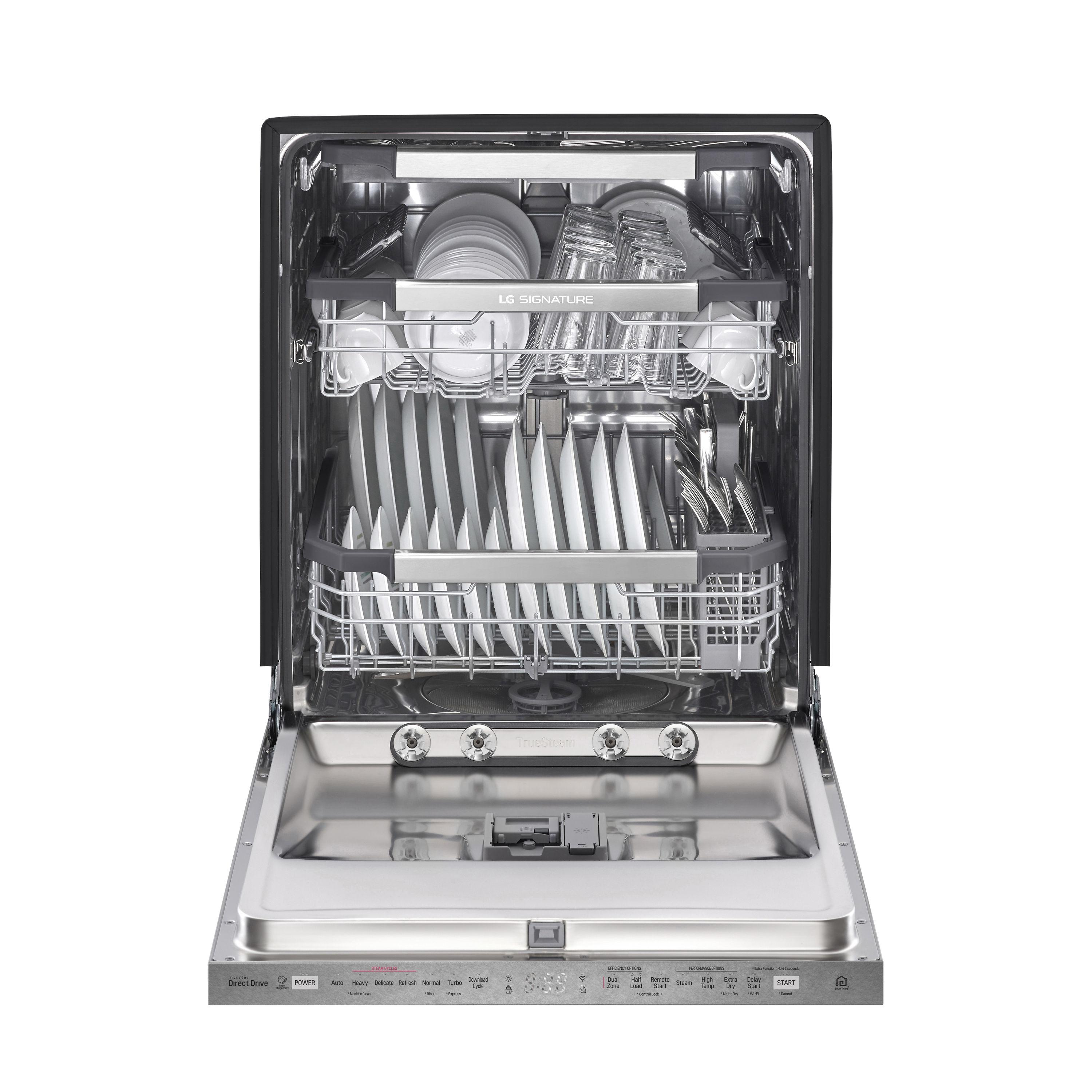 LG LG Smart Top Control Dishwasher with 1-Hour Wash & Dry, QuadWash® Pro, TrueSteam ®and Dynamic Heat Dry LDTH7972S