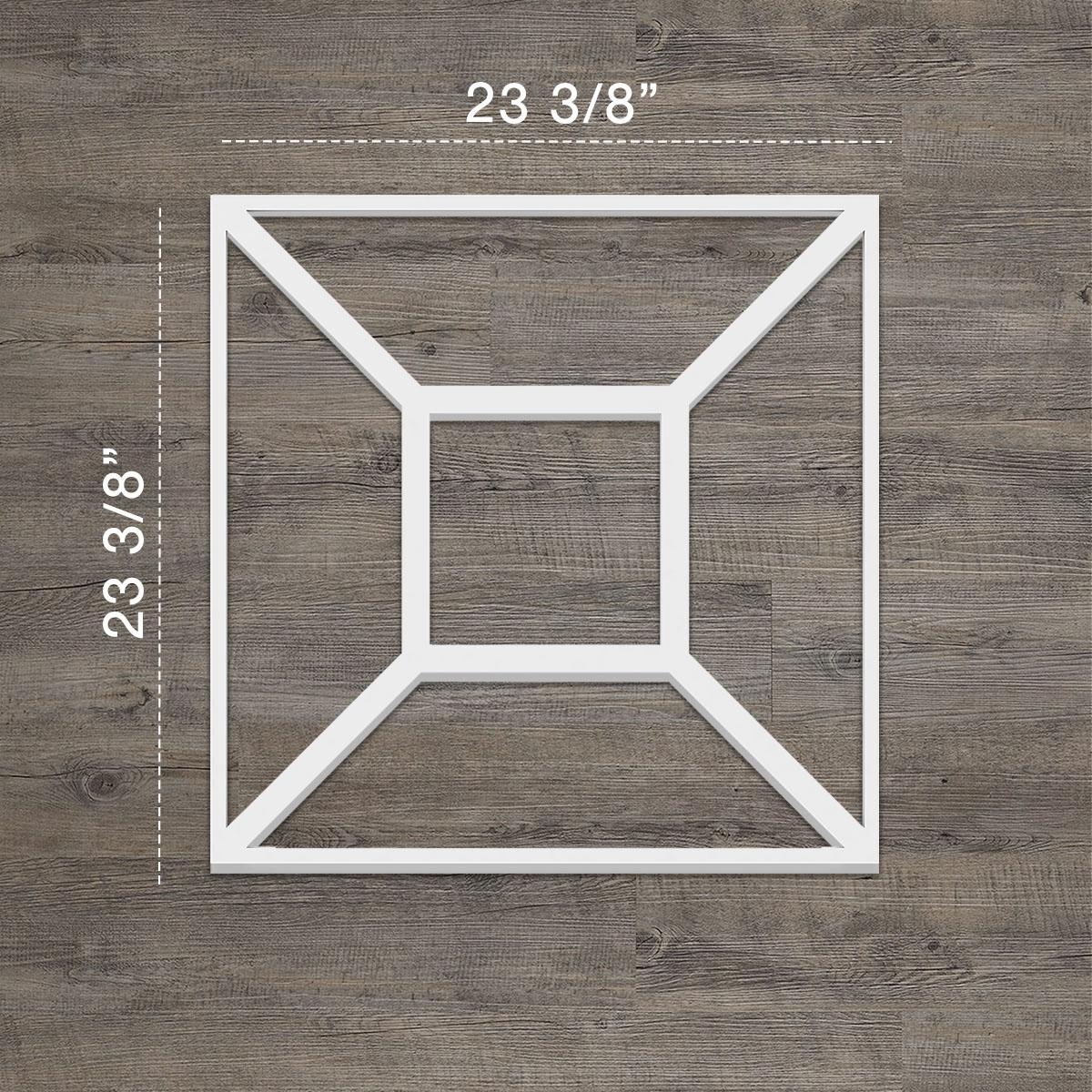 Marion Architectural Grade PVC Decorative Fretwork Wall Panels