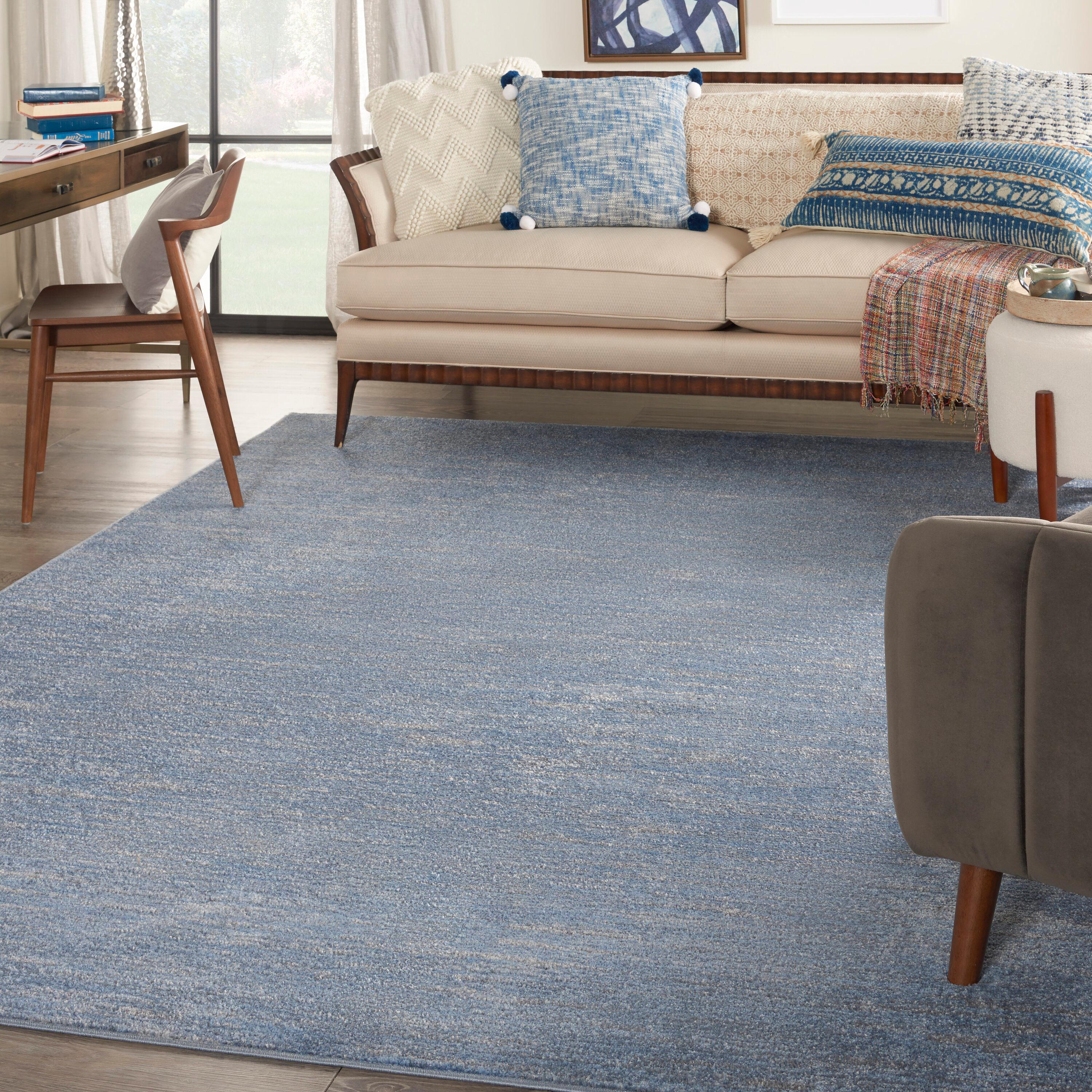 Nourison Nourison Essentials NRE01 Indoor/outdoor Area Rug - Blue/Grey 7' x 10'