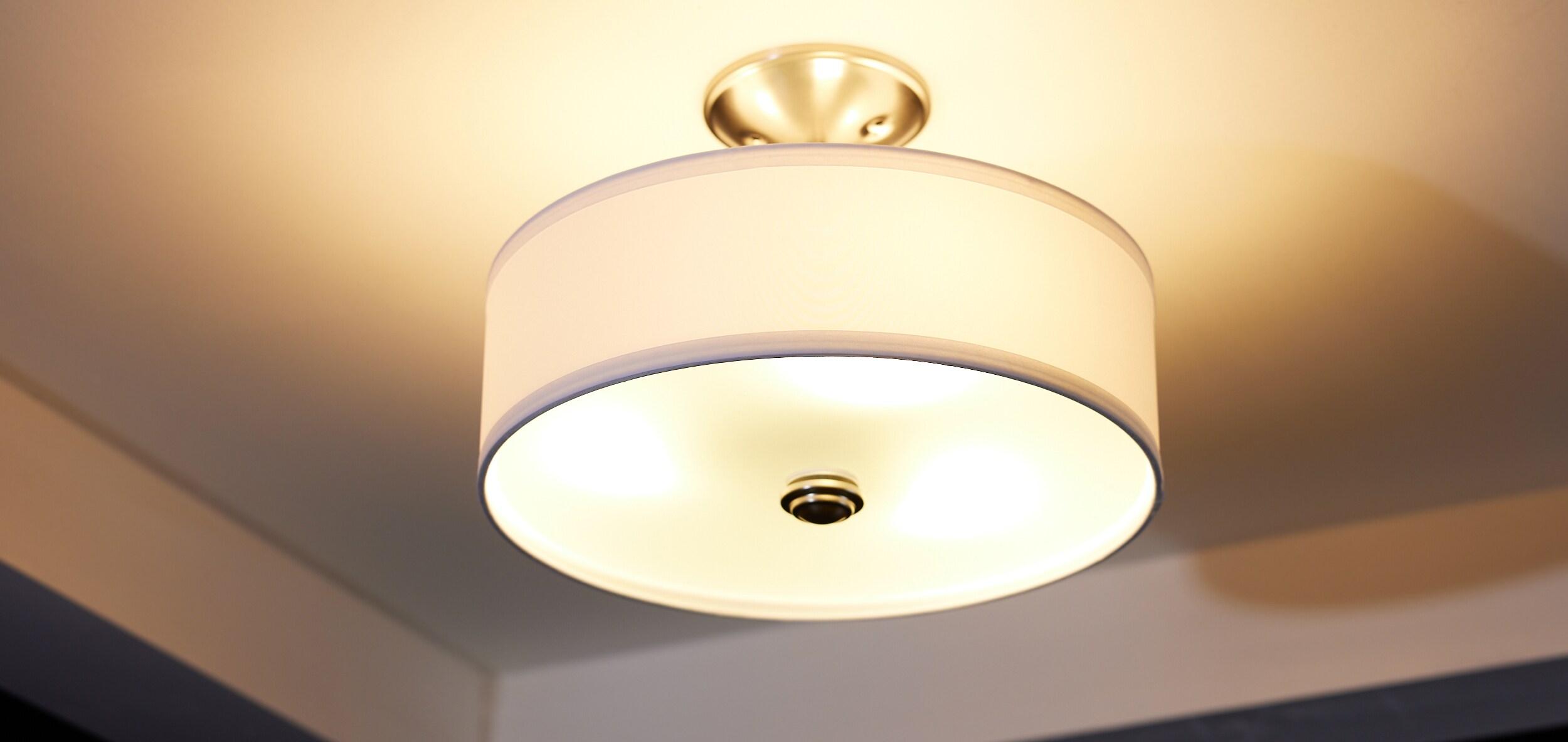 Kichler Lighting Shailene 3 - Light Semi-Flush Mount in  Brushed Nickel