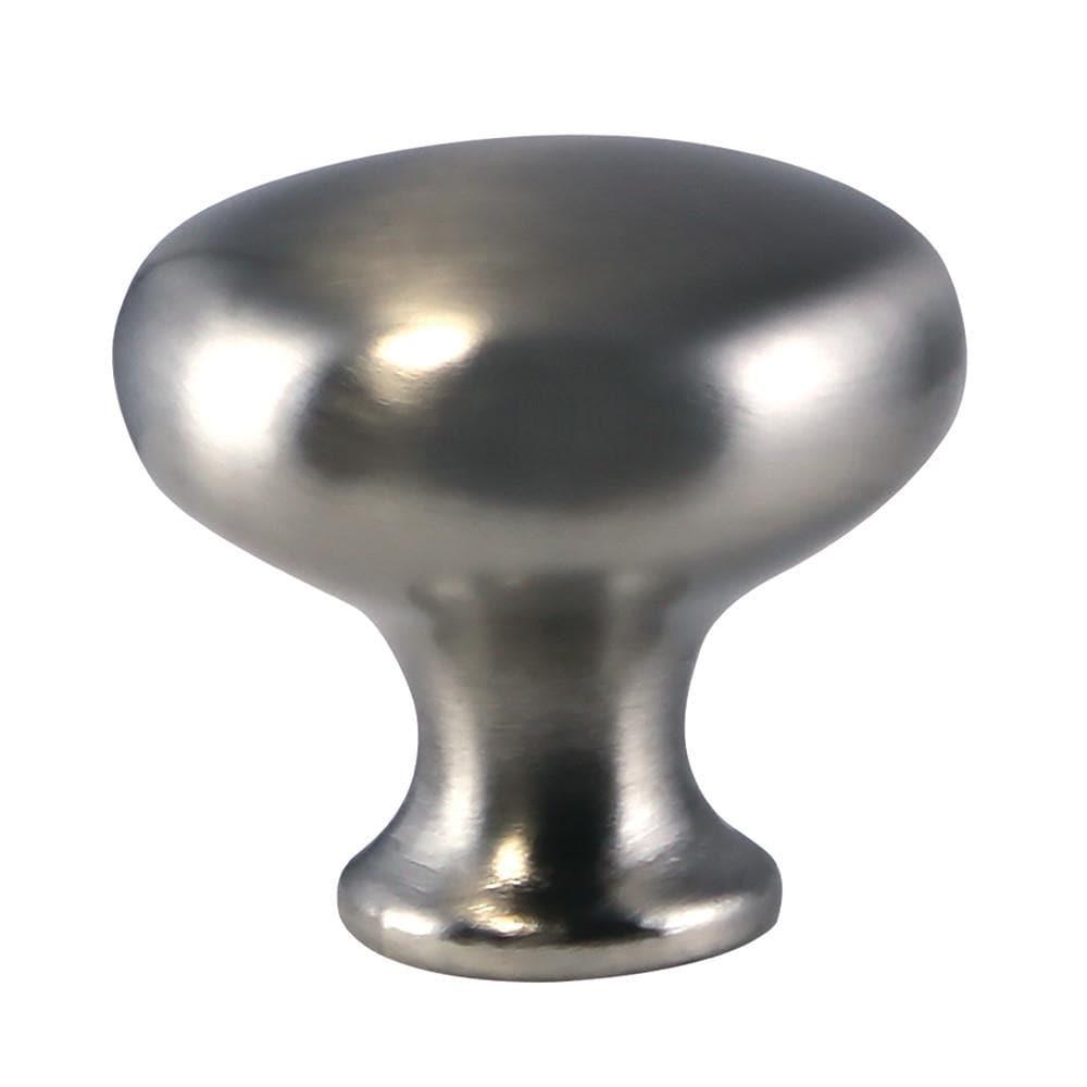 Design House Design House 564567 1.25-inch Mushroom Cabinet Knob, Satin Nickel, 5-Pack (Set of 5)