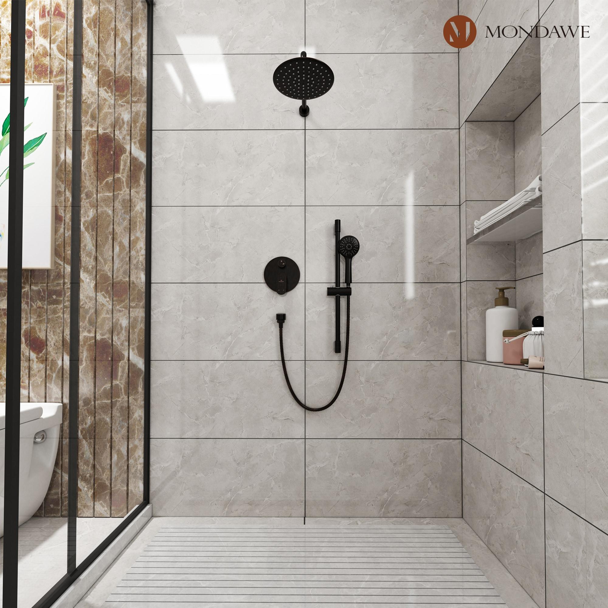 Calliope Wall Mounted 2-Function Retro Pressure-Balanced Shower System with 3 Setting Handheld