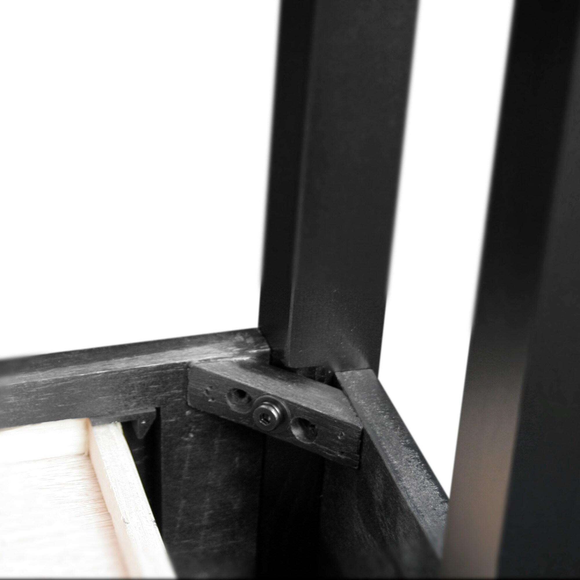 Favorite Finds Mission Hall Stand Slate Finish - Leick Home: Compact Wood Entryway Table with Drawer, CARB Certified