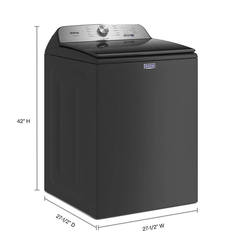 Maytag MVW6500MBK 4.7 Cu. Ft. Volcano Black Pet-Pro Top-Load HE Electric Washer